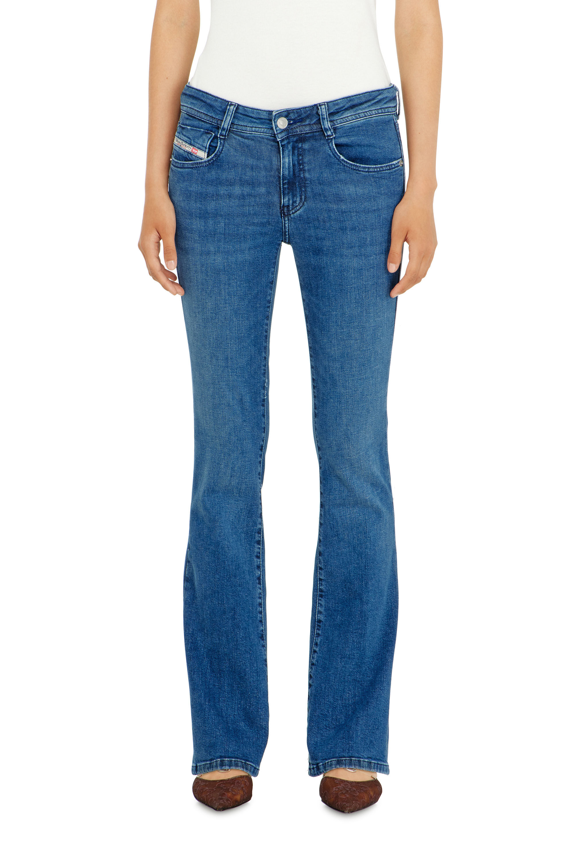 Diesel - Damen Bootcut Jeans 1969 D-Ebbey 0ADBB, Mittelblau - 4