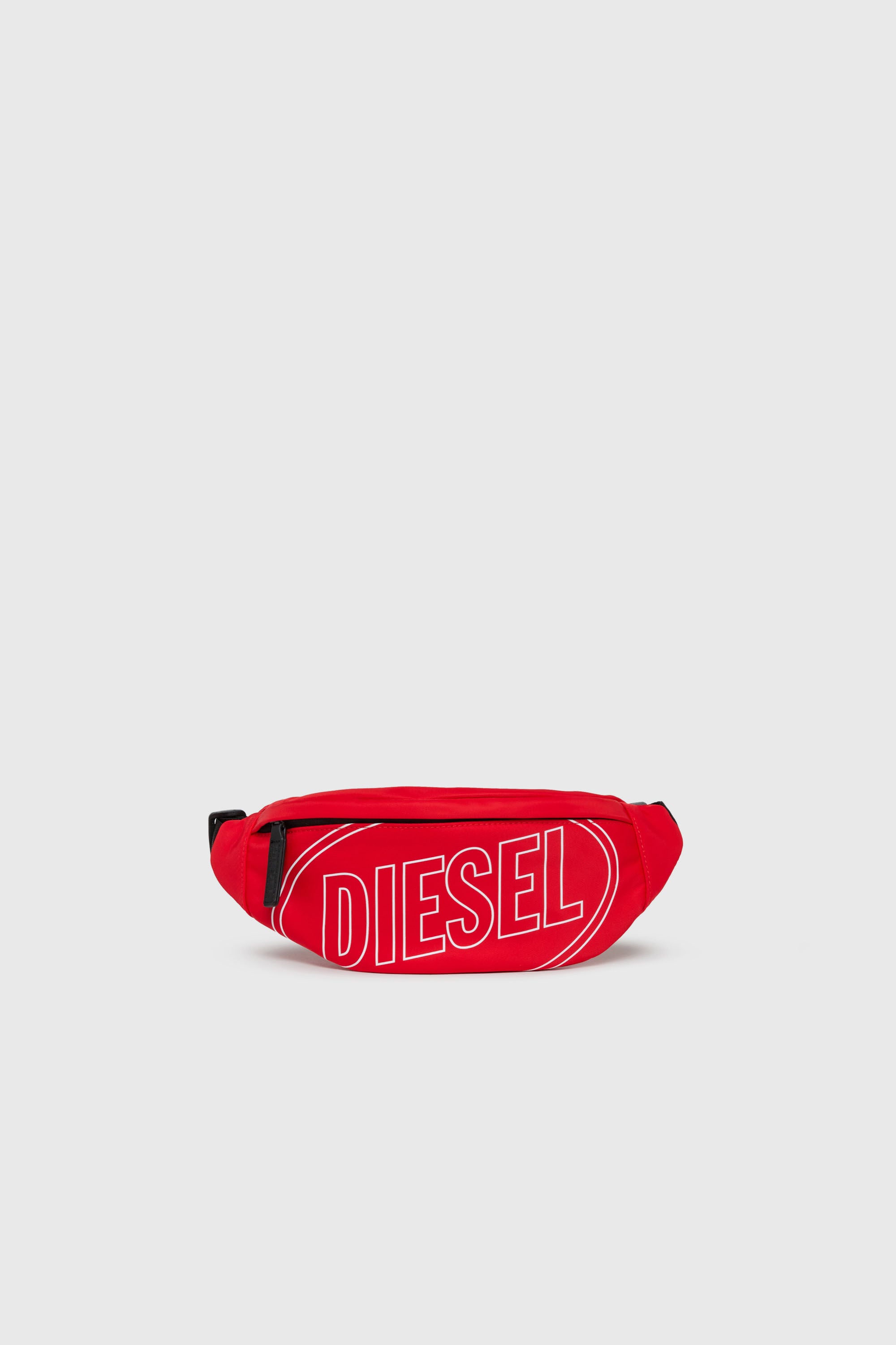 Diesel - WCIRY, Herren WCIRY - Nylon-G&uuml;rteltasche mit Logo-Print in Rot - 1