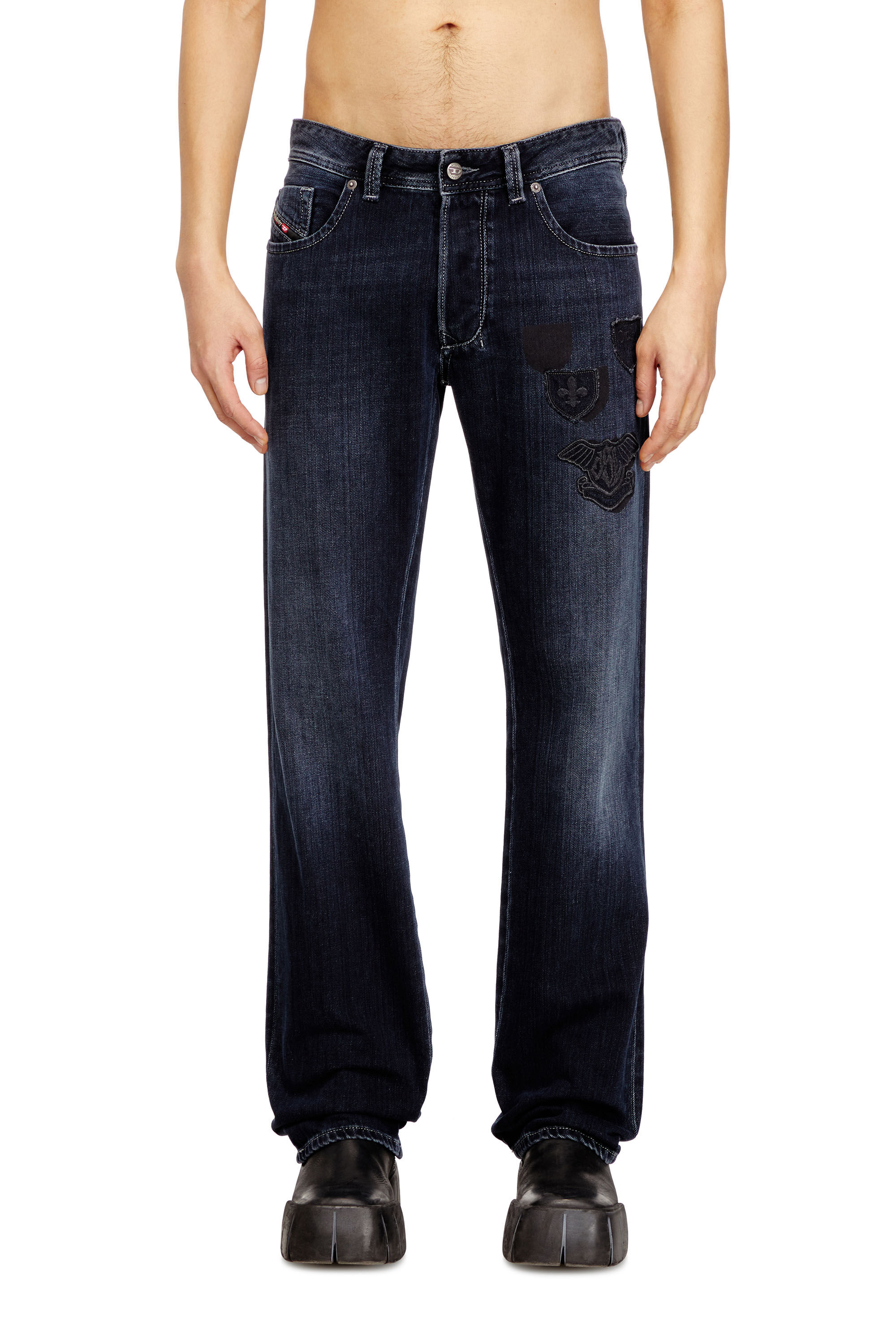 Diesel - Herren Regular Jeans 1985 Larkee 09Q19, Dunkelblau - 3