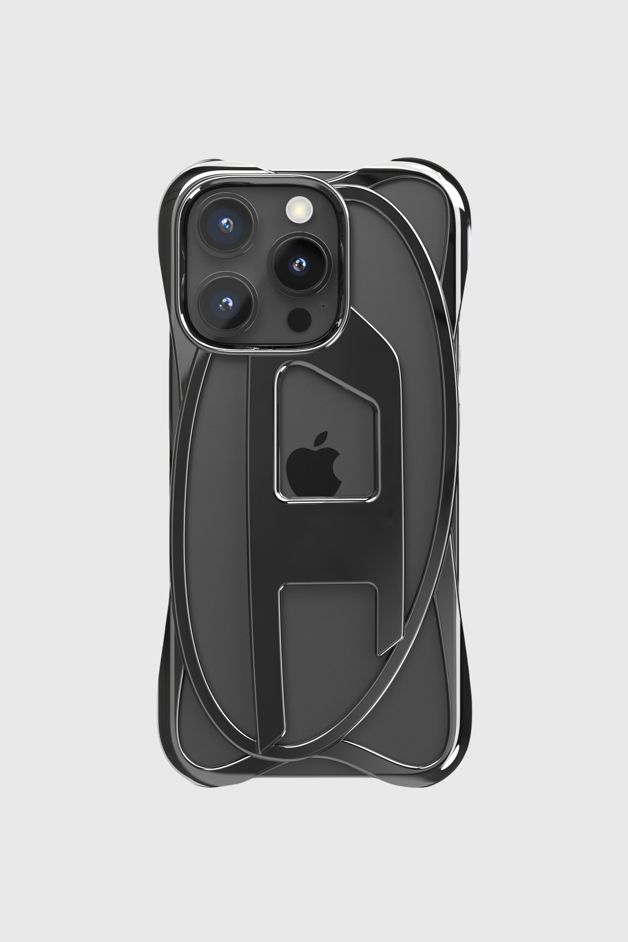 Diesel - 60268 CAGED D CASE, Unisex Gitter-D-H&uuml;lle iPhone 16 Pro in Schwarz - 2