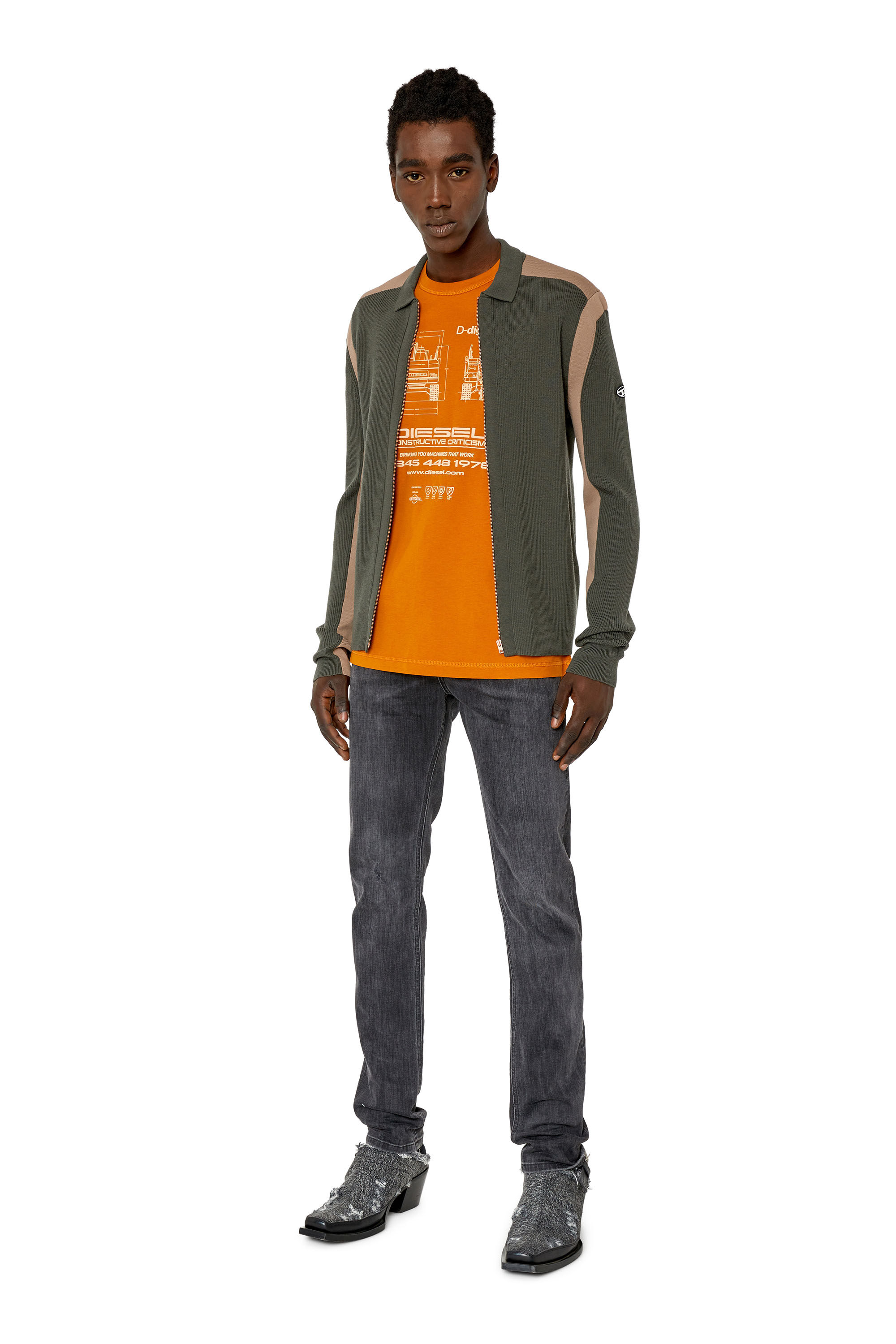 Diesel - Skinny Jeans 1979 Sleenker 0TFAR, Schwarz/Dunkelgrau - Image 1