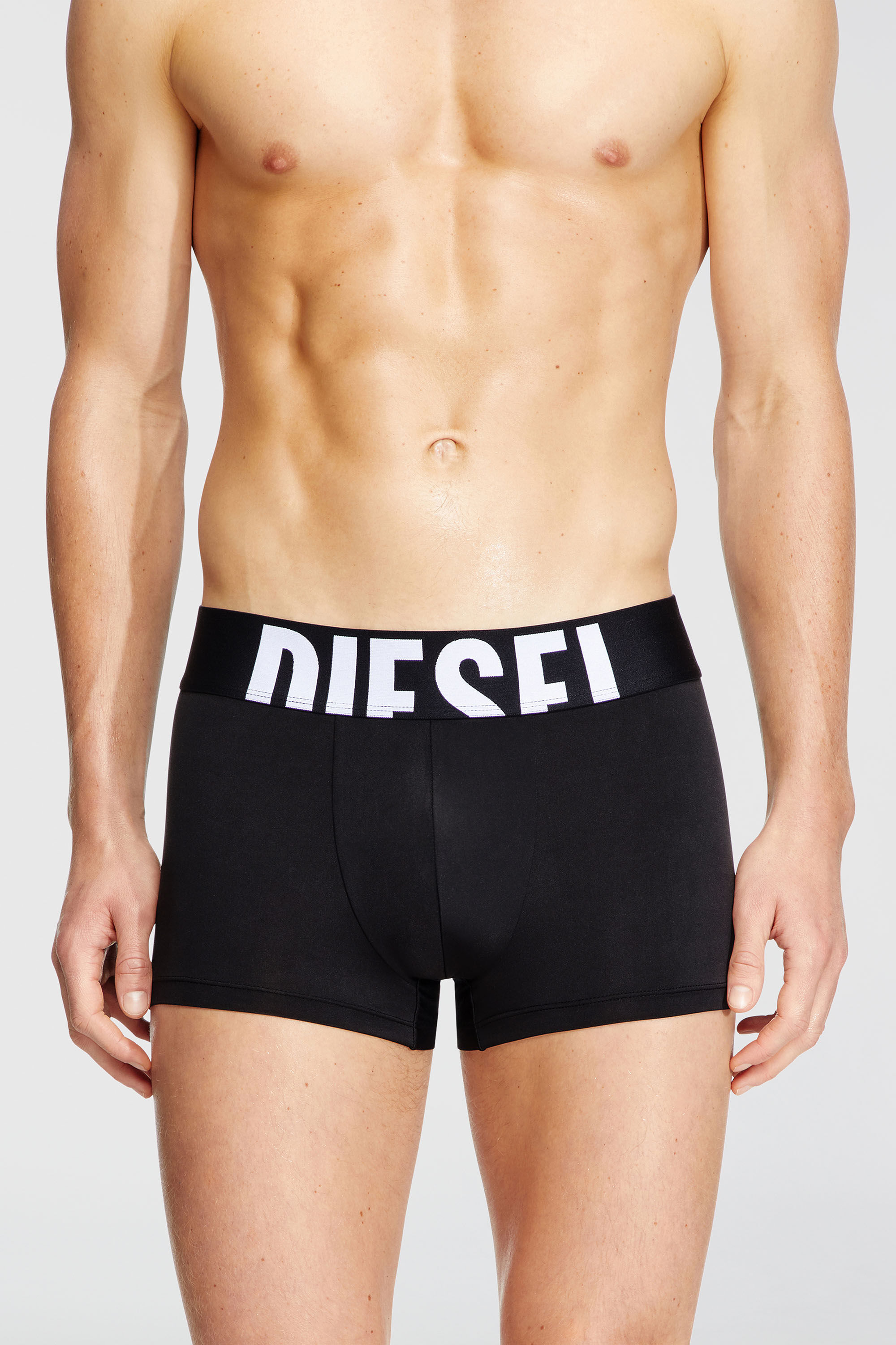 Diesel - DAMIEN-D-POP-3PACK-55, Herren Retropants im Dreierpack aus Mikrofaser in Schwarz - 3