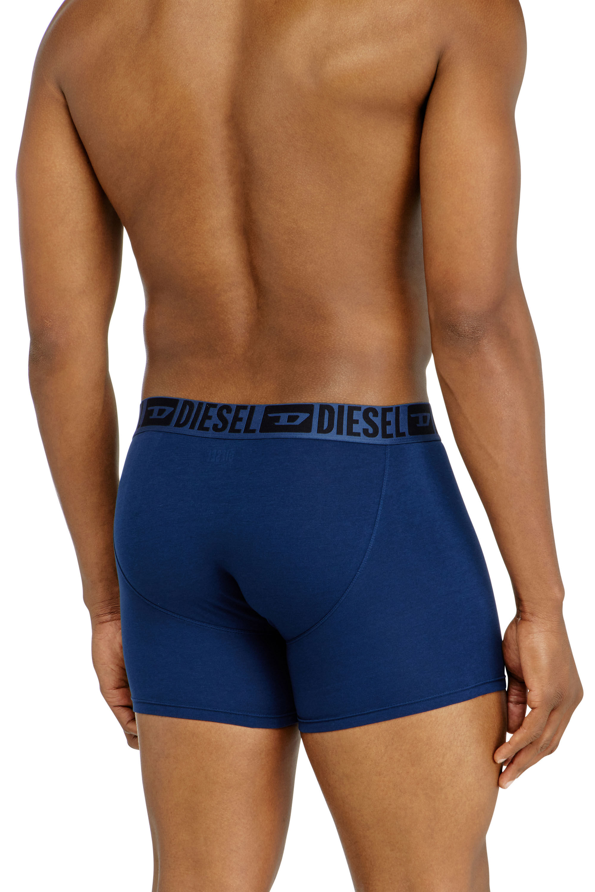 Diesel - SEBASTIAN-D-CORE-3PACK, Herren Boxer-Slips aus stretch-baumwolle im Dreierpack in Schwarz/Blau - 4