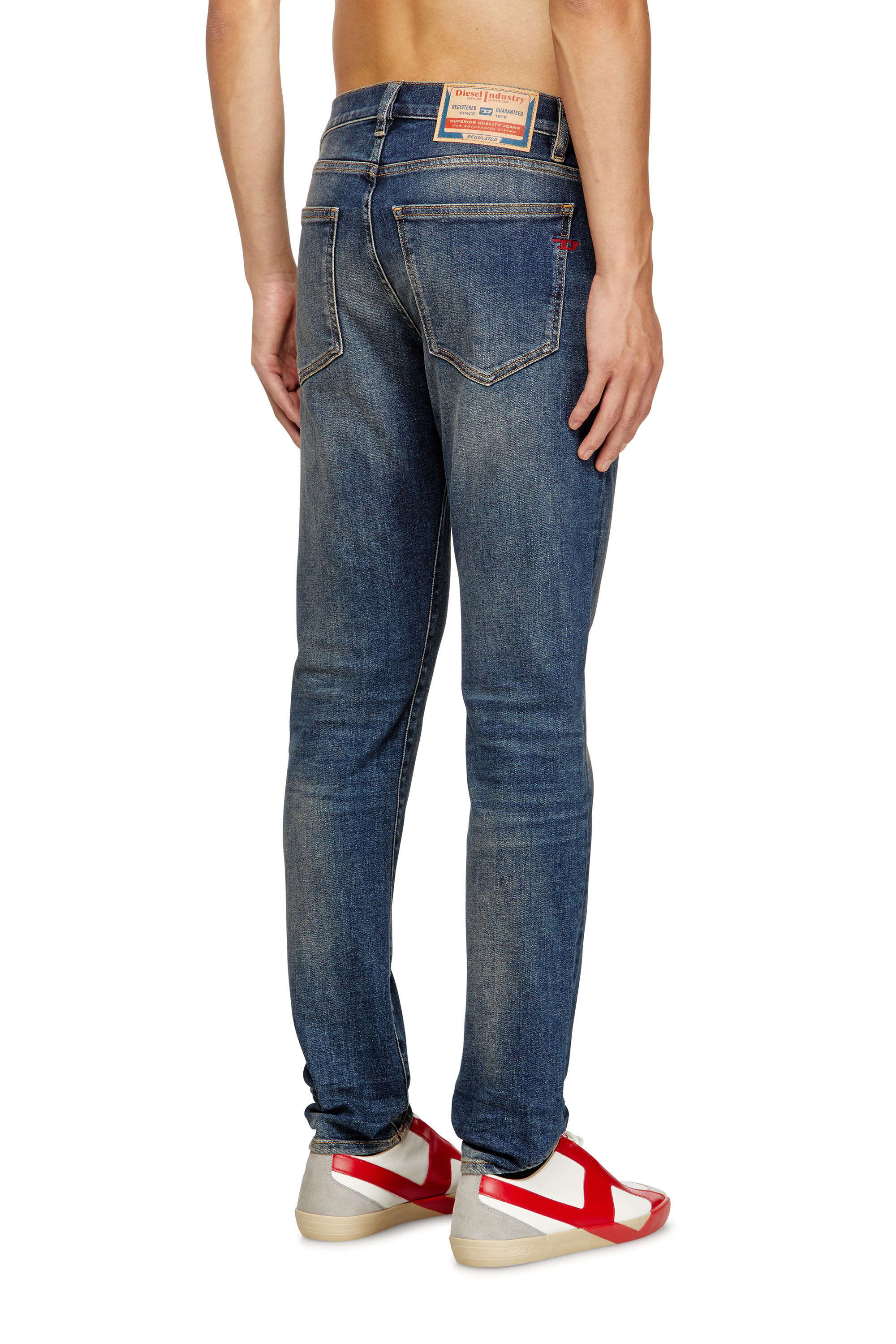 Diesel - Herren Slim Jeans 2019 D-Strukt 09M16, Dunkelblau - 4