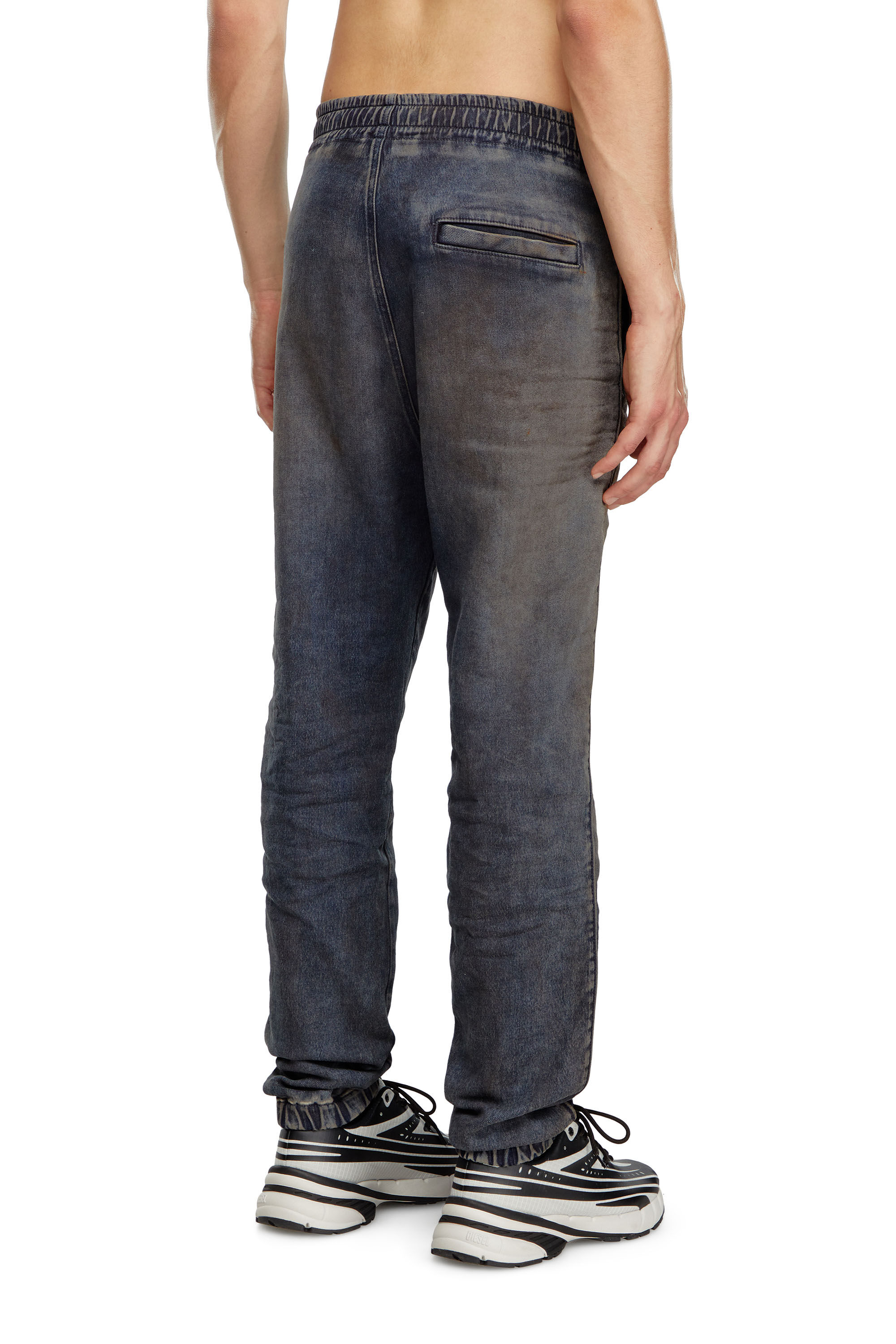 Diesel - Herren Tapered D-Lab Track Denim 068LV, Dunkelblau - Image 4