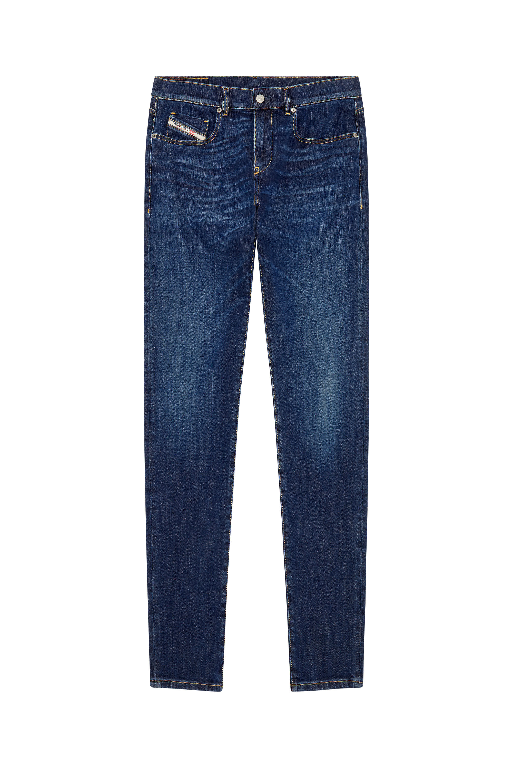 Diesel - Slim Jeans 2019 D-Strukt 09B90, Dunkelblau - Image 2
