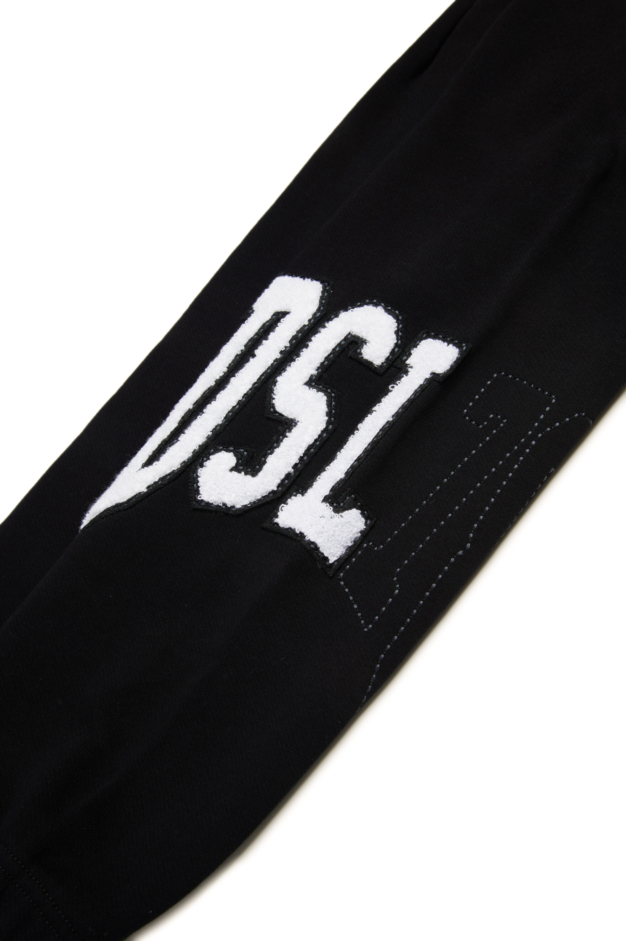 Diesel - PMARCHI, Herren Sweathose mit College-Logo in Schwarz - 4