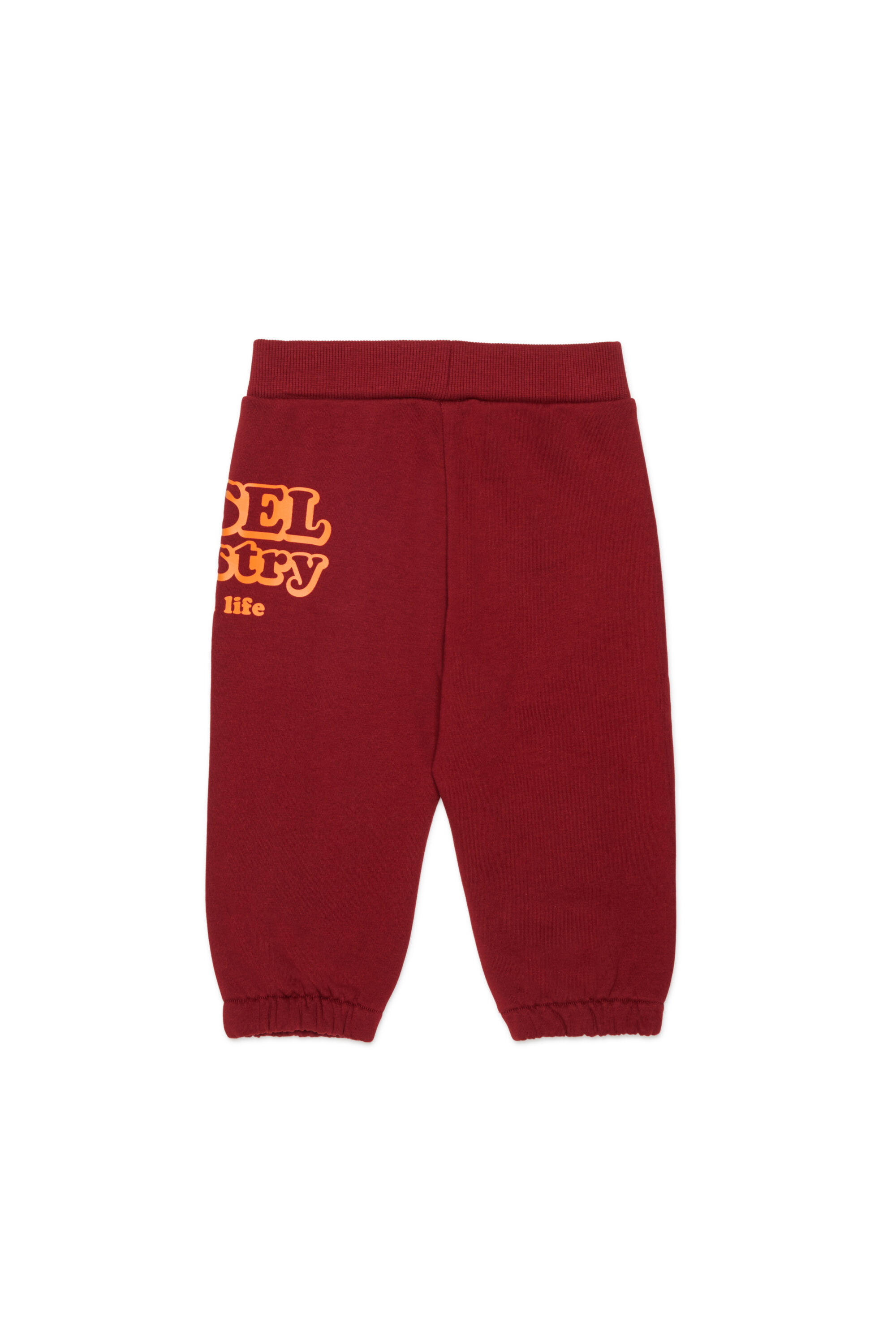 Diesel - PLODIMIB, Herren Sweatpants aus Baumwolle mit Diesel Industry Print in Rot - 2