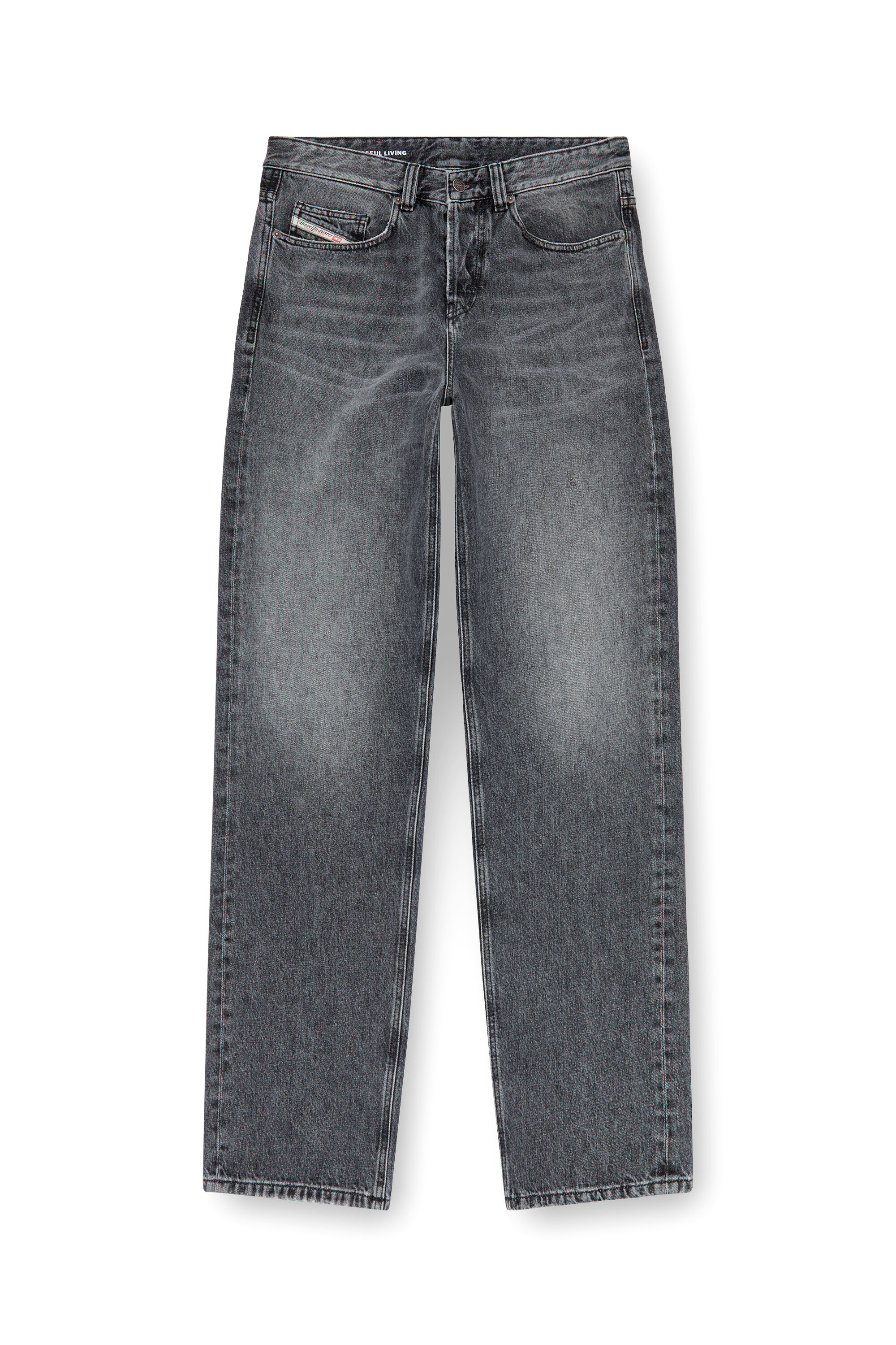 Diesel - Herren Relaxed Jeans 2001 D-Macro 007X3, Dunkelgrau - 2