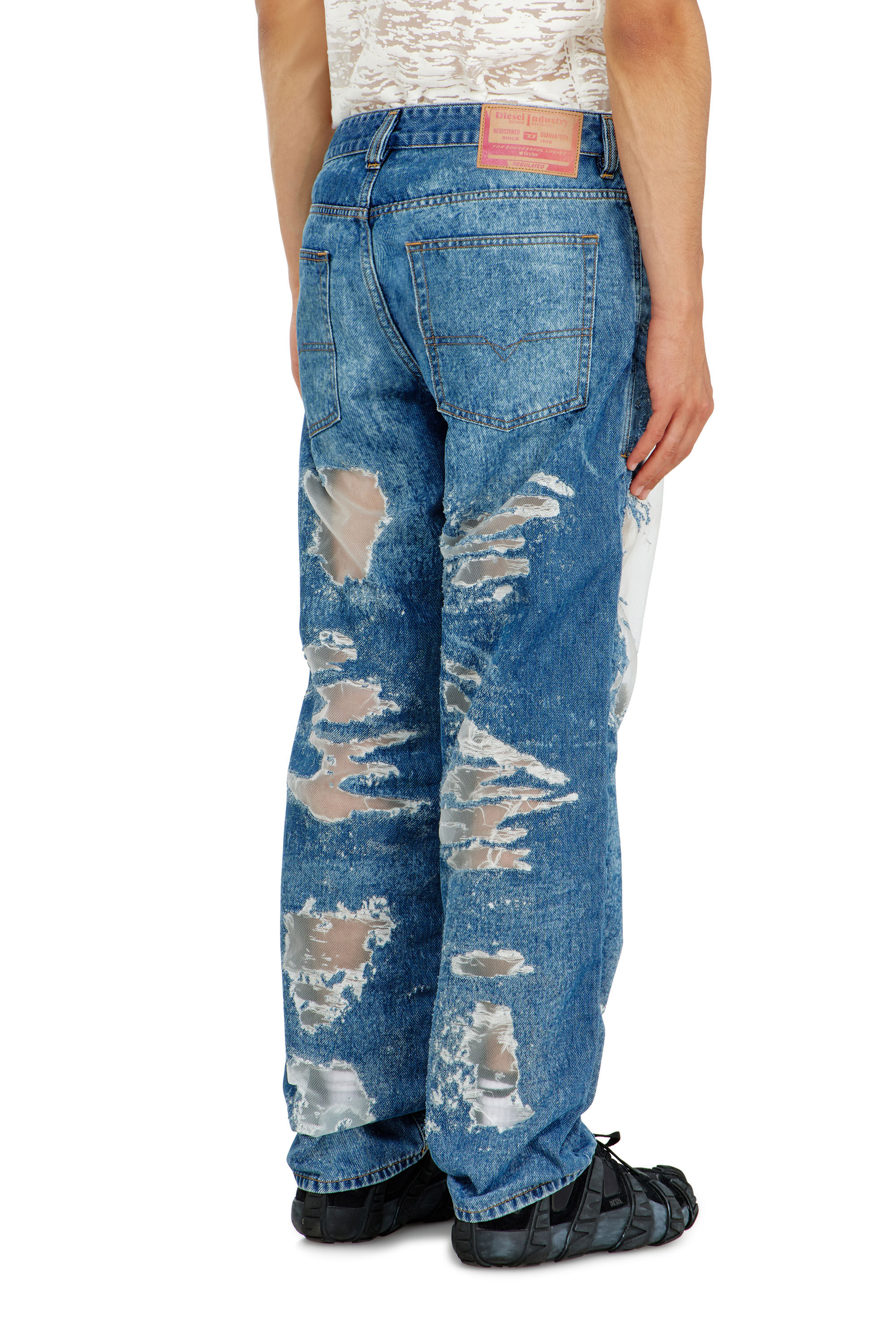 Diesel - Herren Regular Jeans 2024 D-Macs 068ZH, Mittelblau - 3