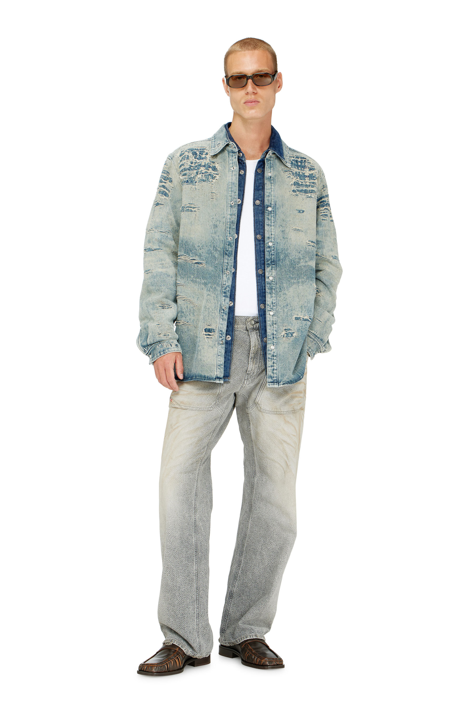 Diesel - Herren Relaxed Jeans D-Zeta 09Q11, Grau - 1