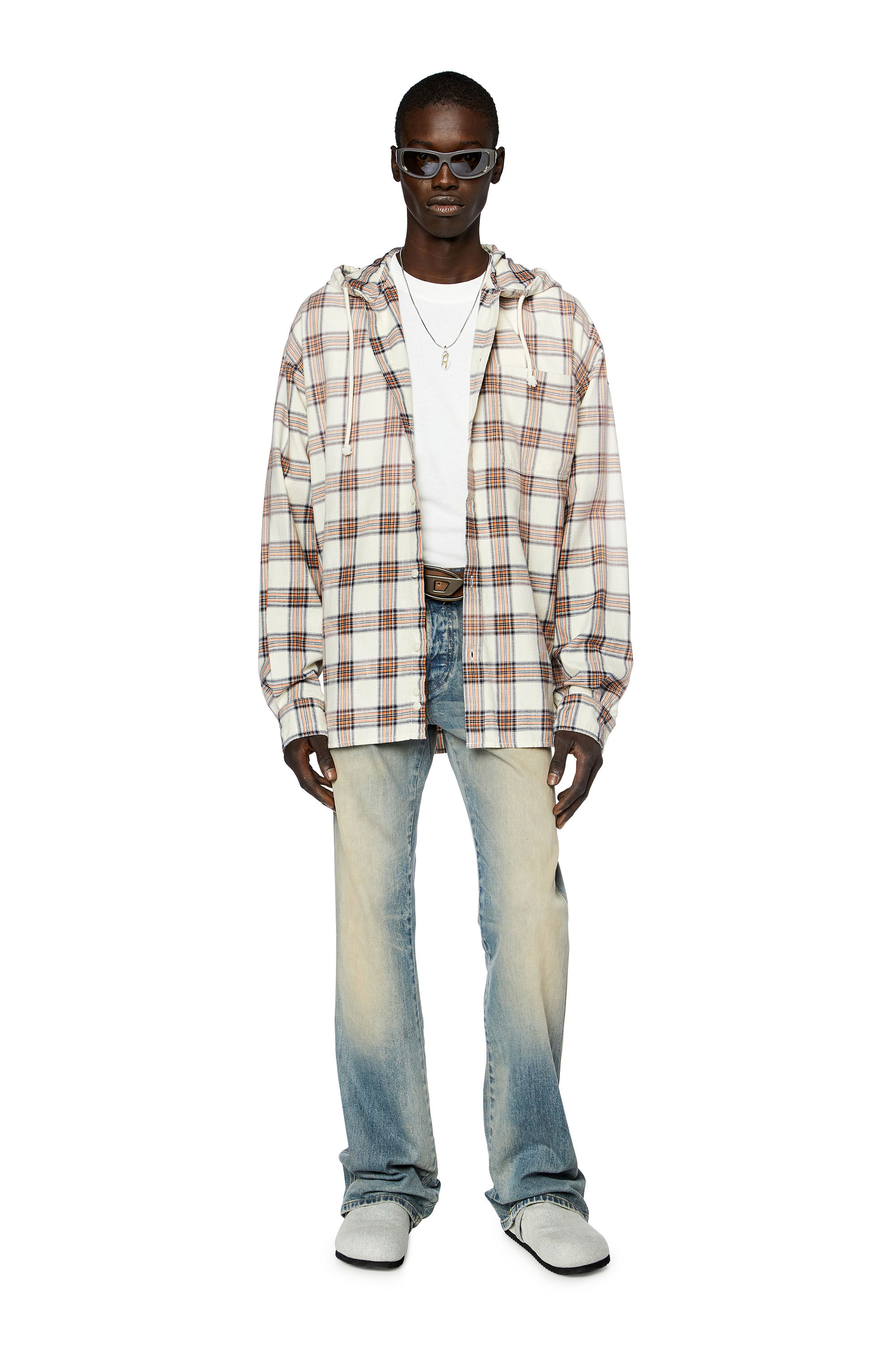 Langes karo overshirt
