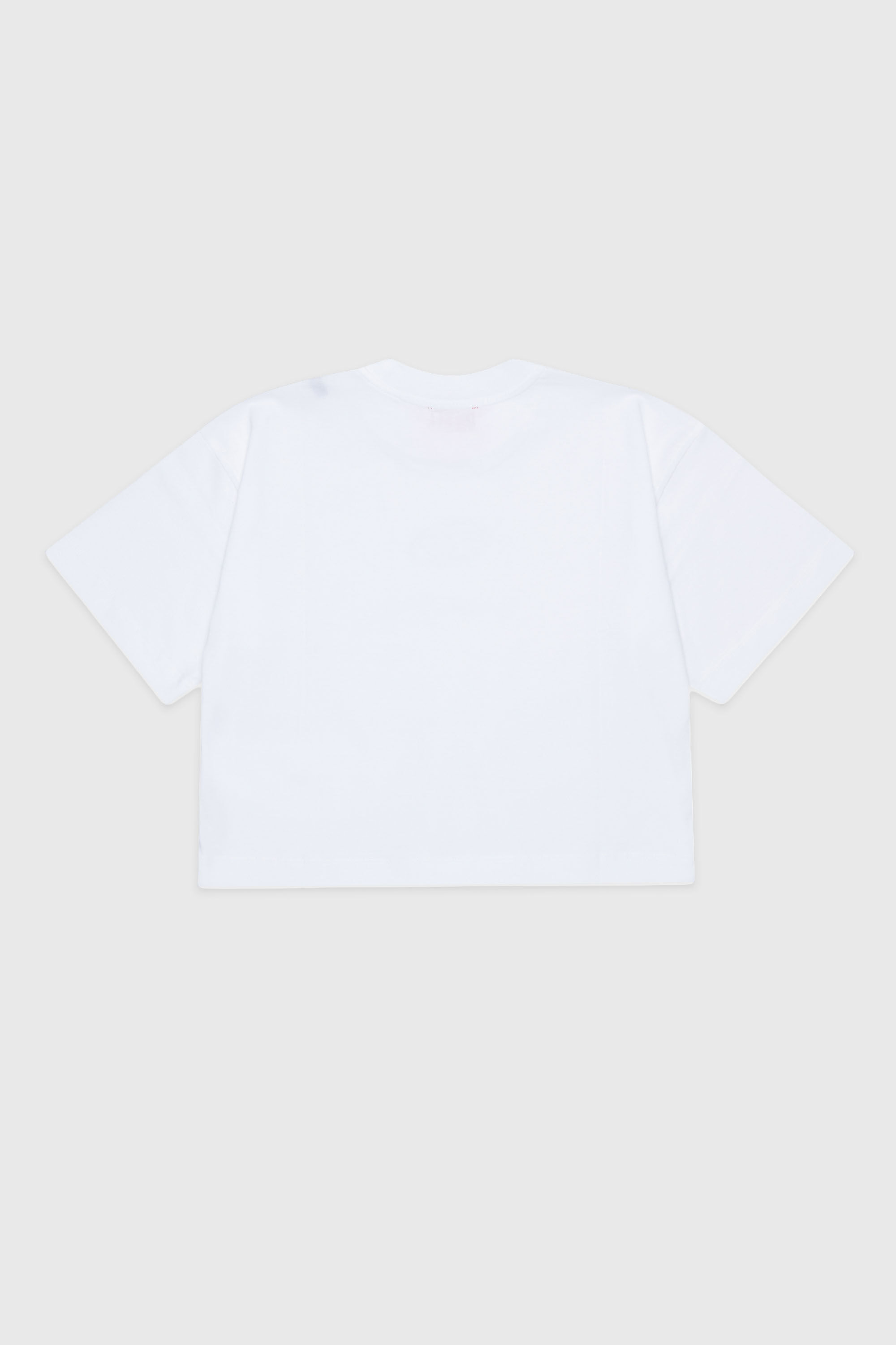 Diesel - TLIXIN, Damen Cropped T-shirt mit Oval D Logo in Wei&szlig; - 1
