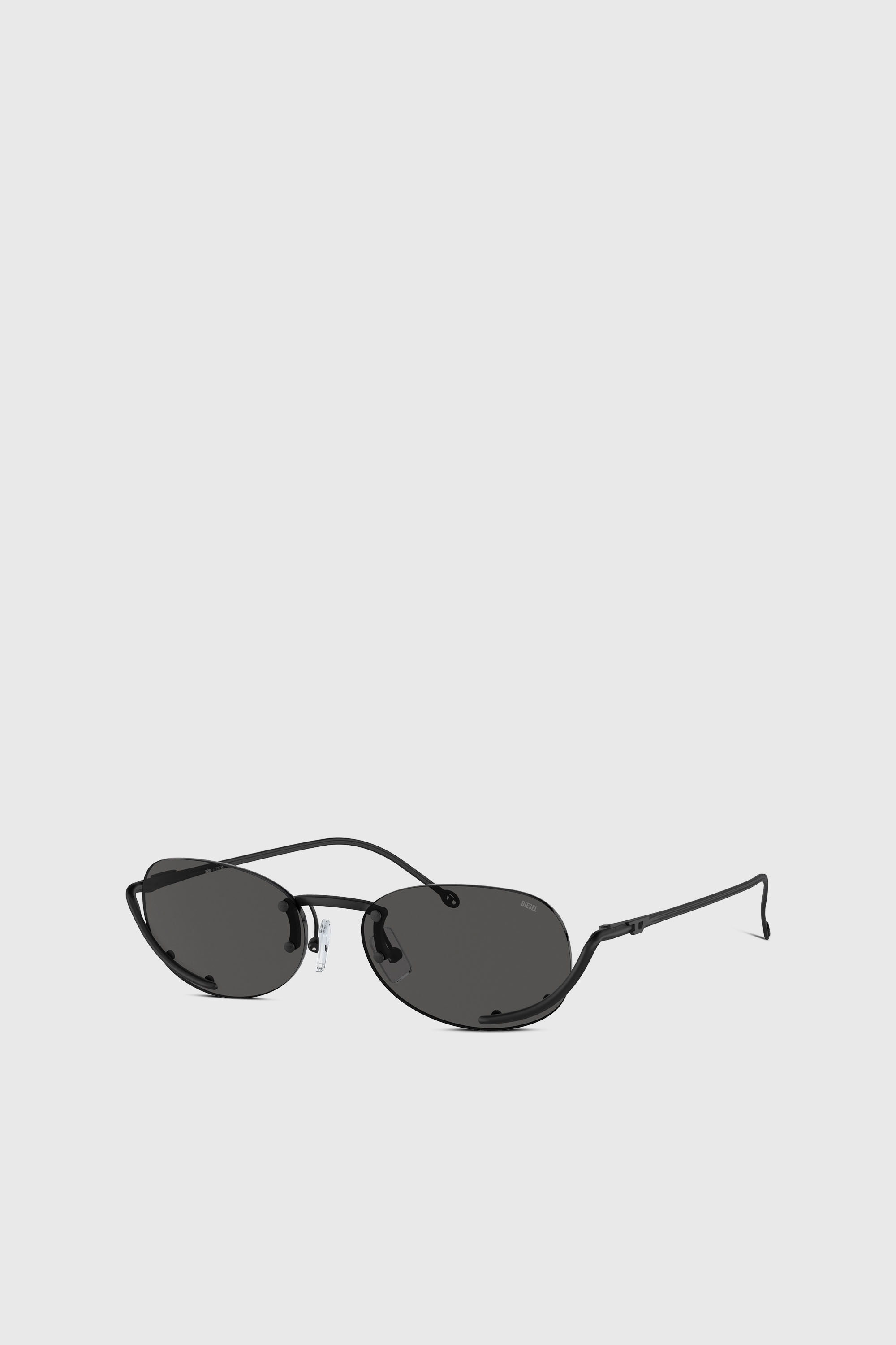 Diesel - 0DL1004, Unisex Ovaler Modell Brille in Schwarz - 5