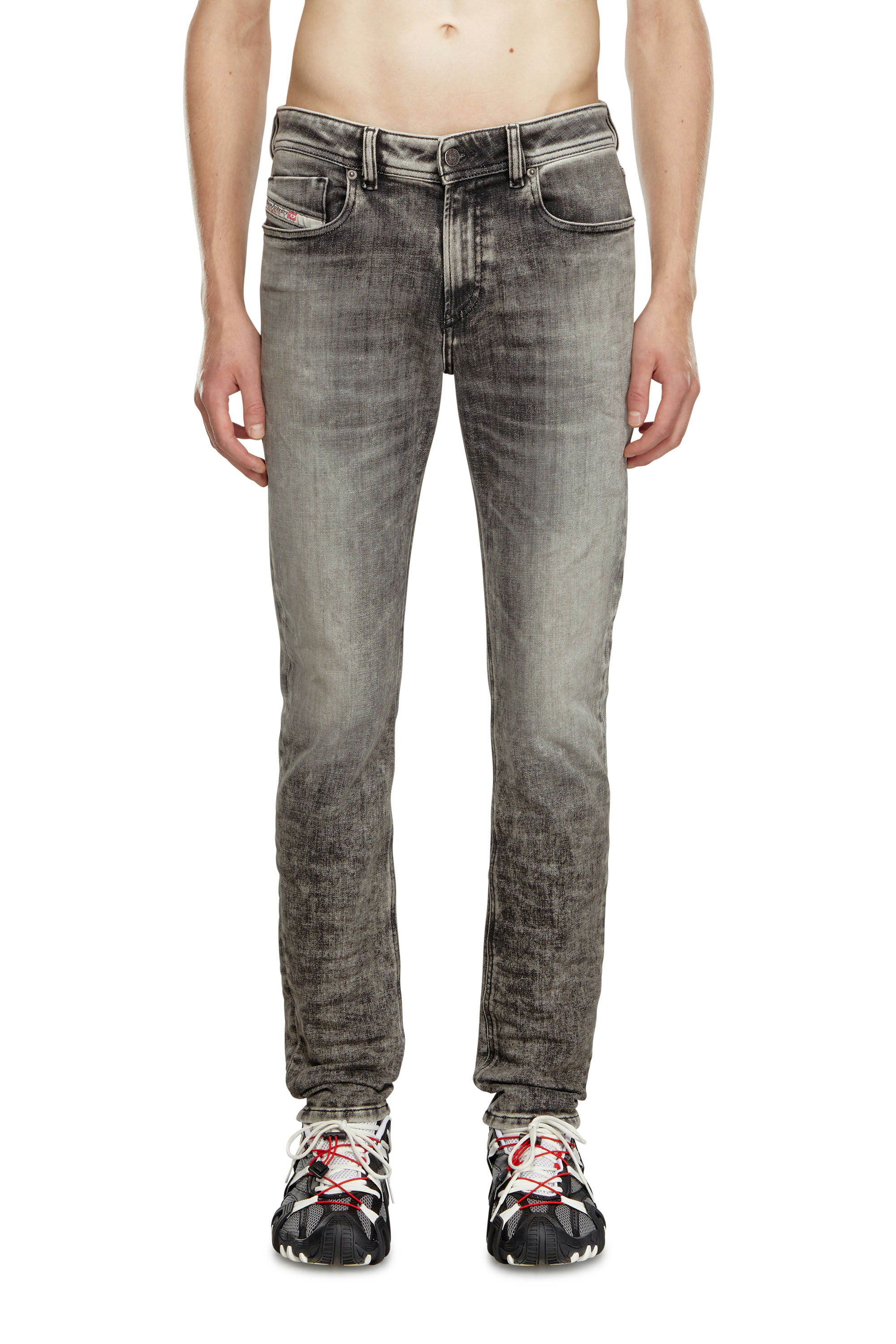 Diesel - Herren Skinny Jeans 1979 Sleenker 09J28, Grau - Image 3