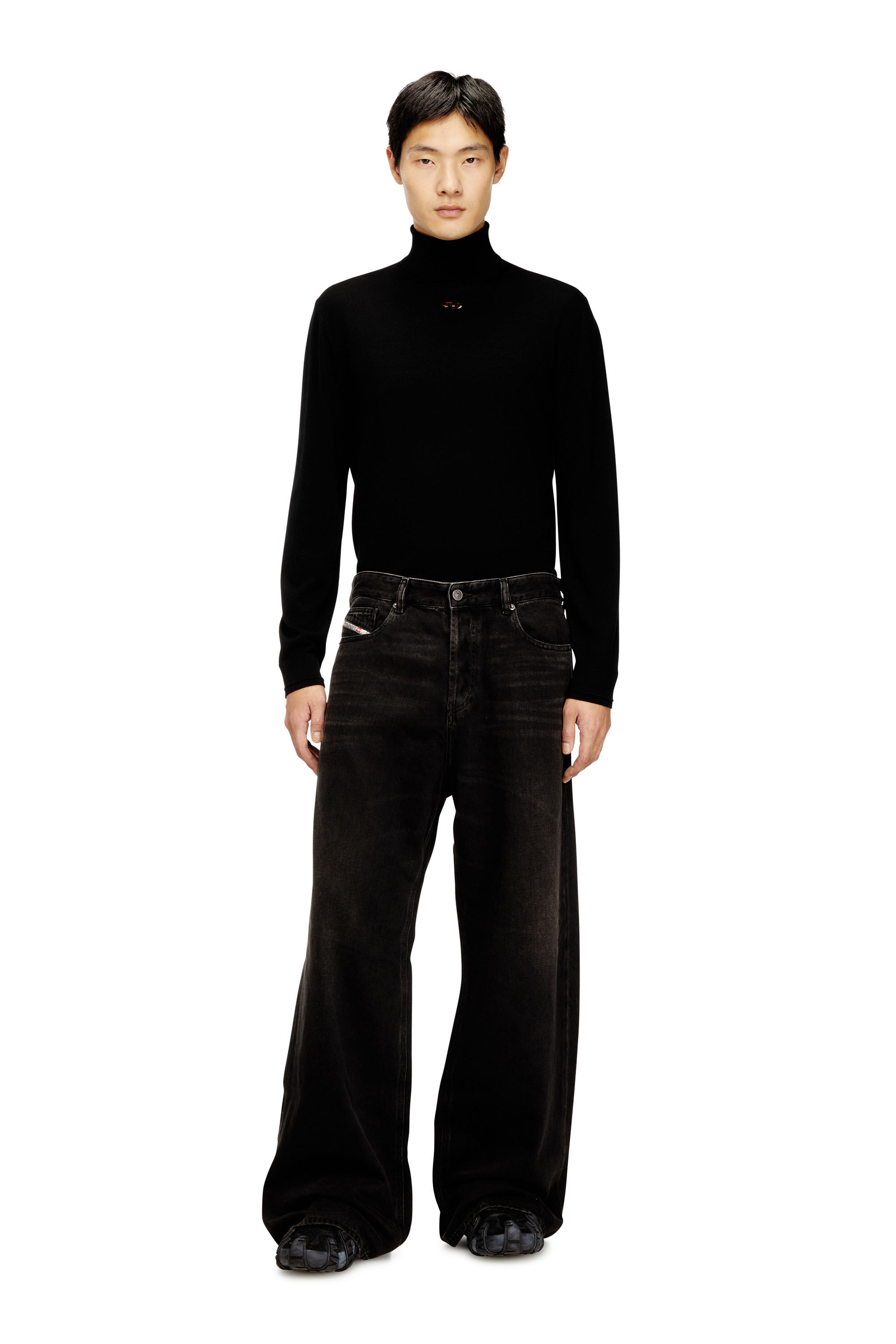 Damen Relaxed Jeans | Schwarz/Dunkelgrau | Diesel 1996 D-Sire