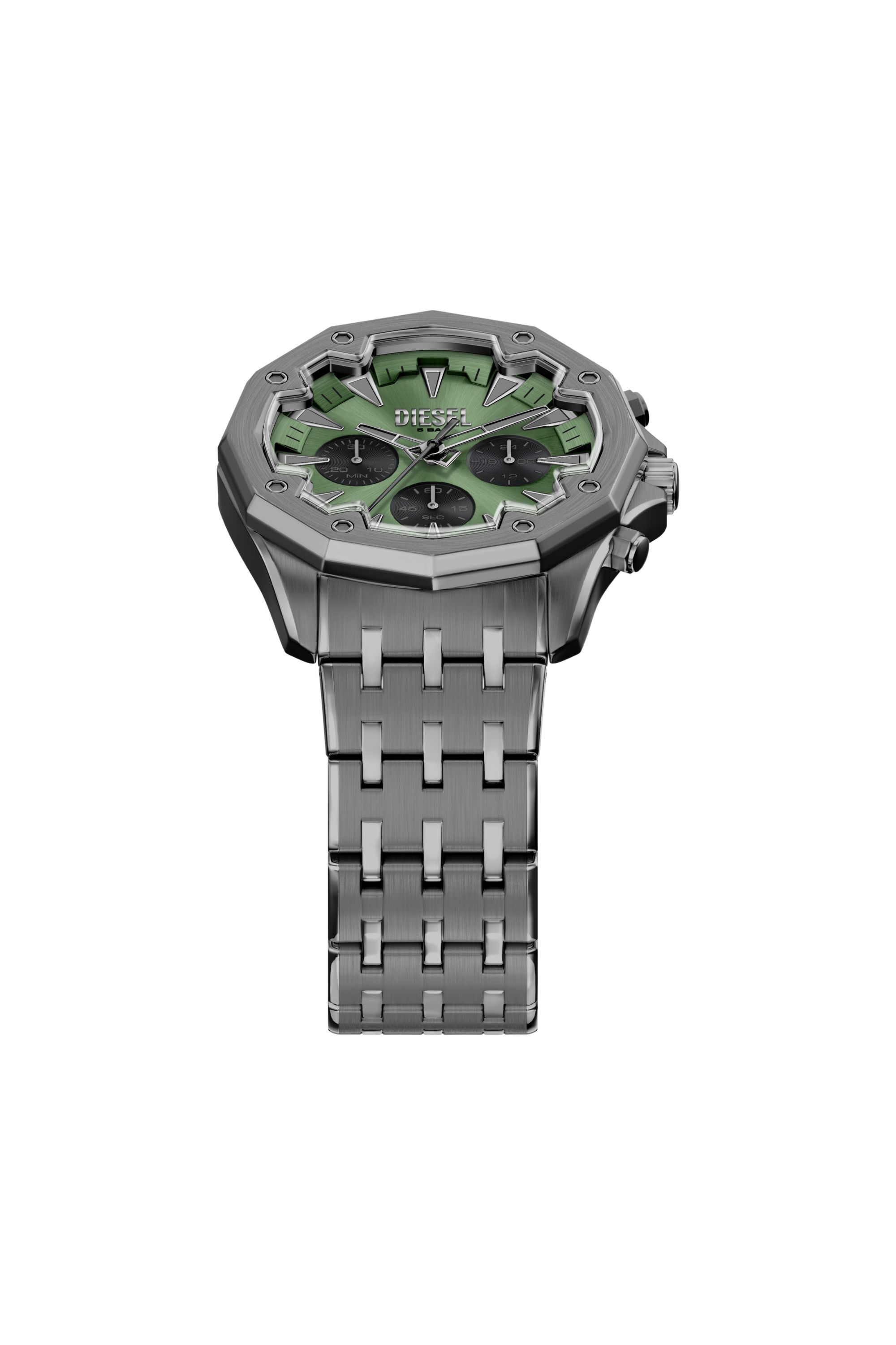Diesel - DZ4711 WATCH, Herren Stinger gunmetal Edelstahl-Uhr in Dunkelgrau - 6