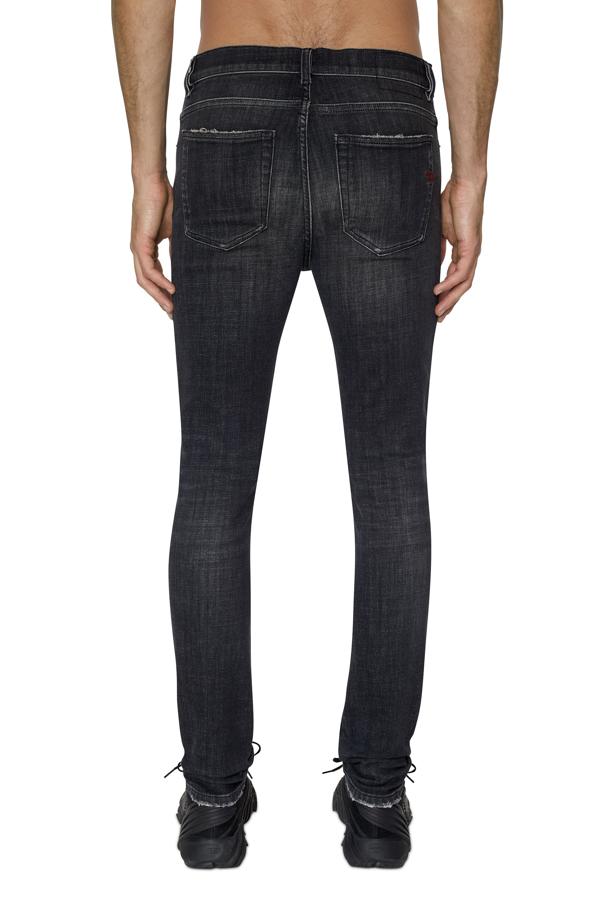 Diesel - 1983 D-Amny 09D88 Skinny Jeans, Schwarz/Dunkelgrau - Image 4