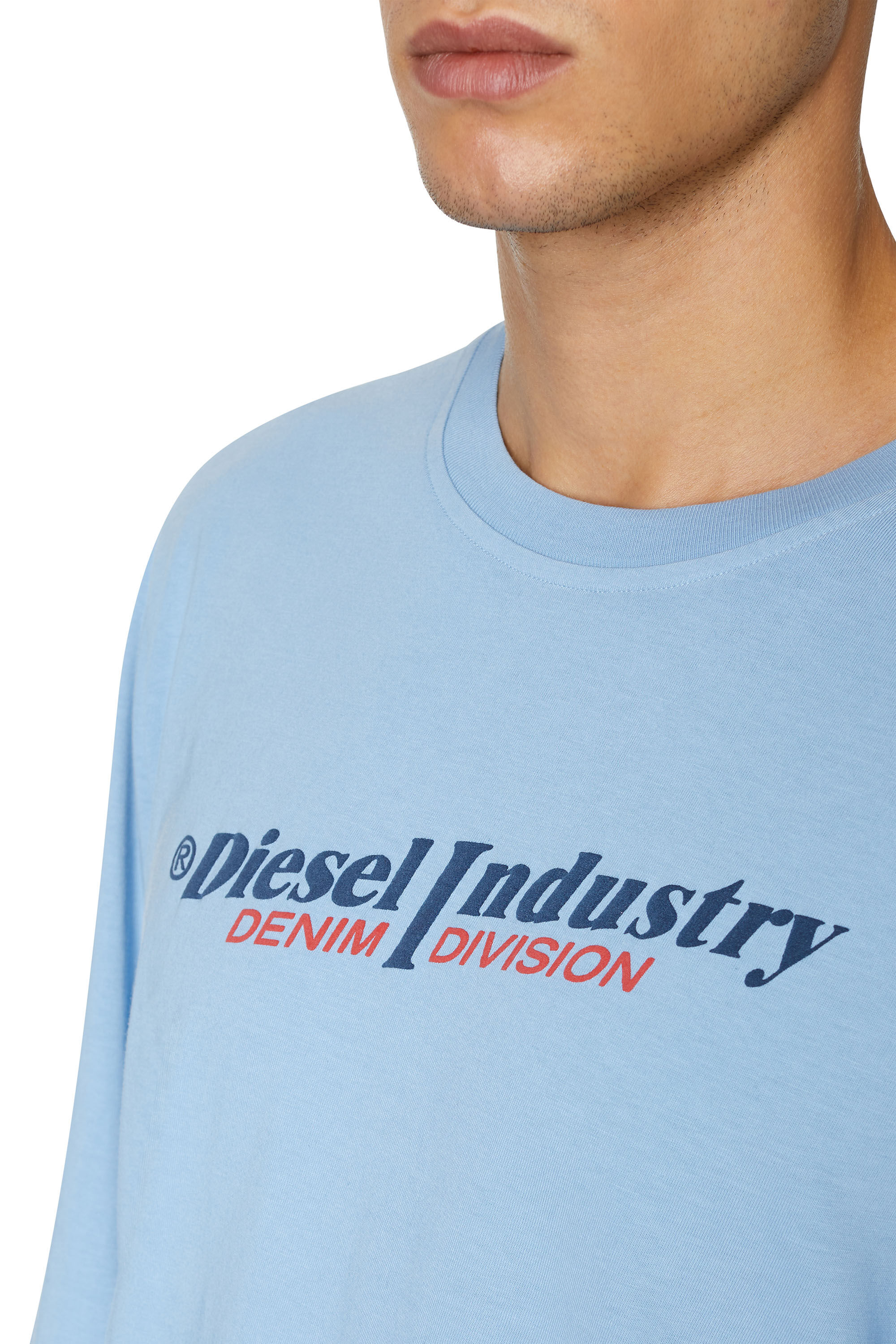 Diesel - T-JUST-LS-IND, Blau - Image 6