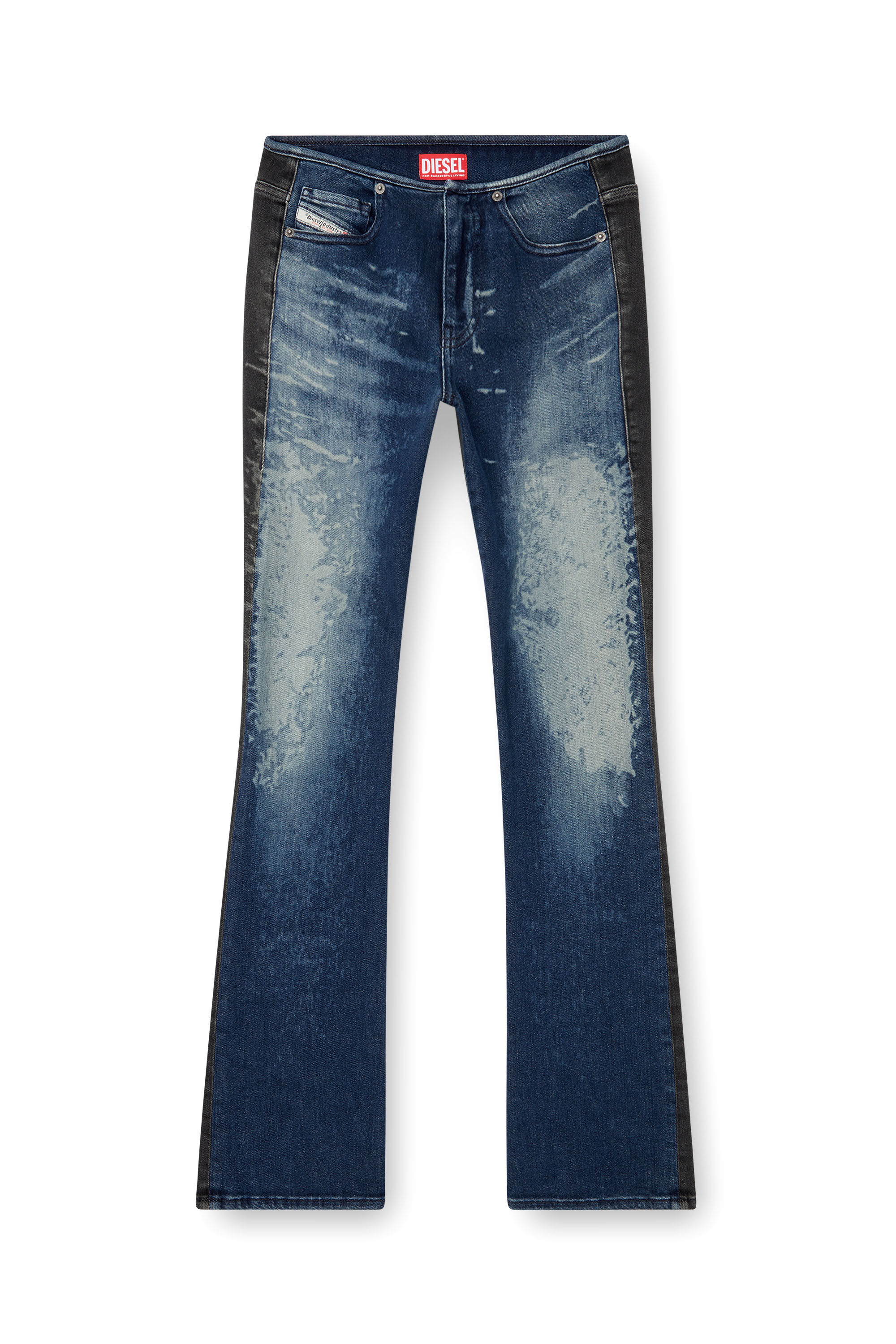 Diesel - Damen Bootcut Jeans D-Gianna 0ABDL, Blau/Schwarz - 2