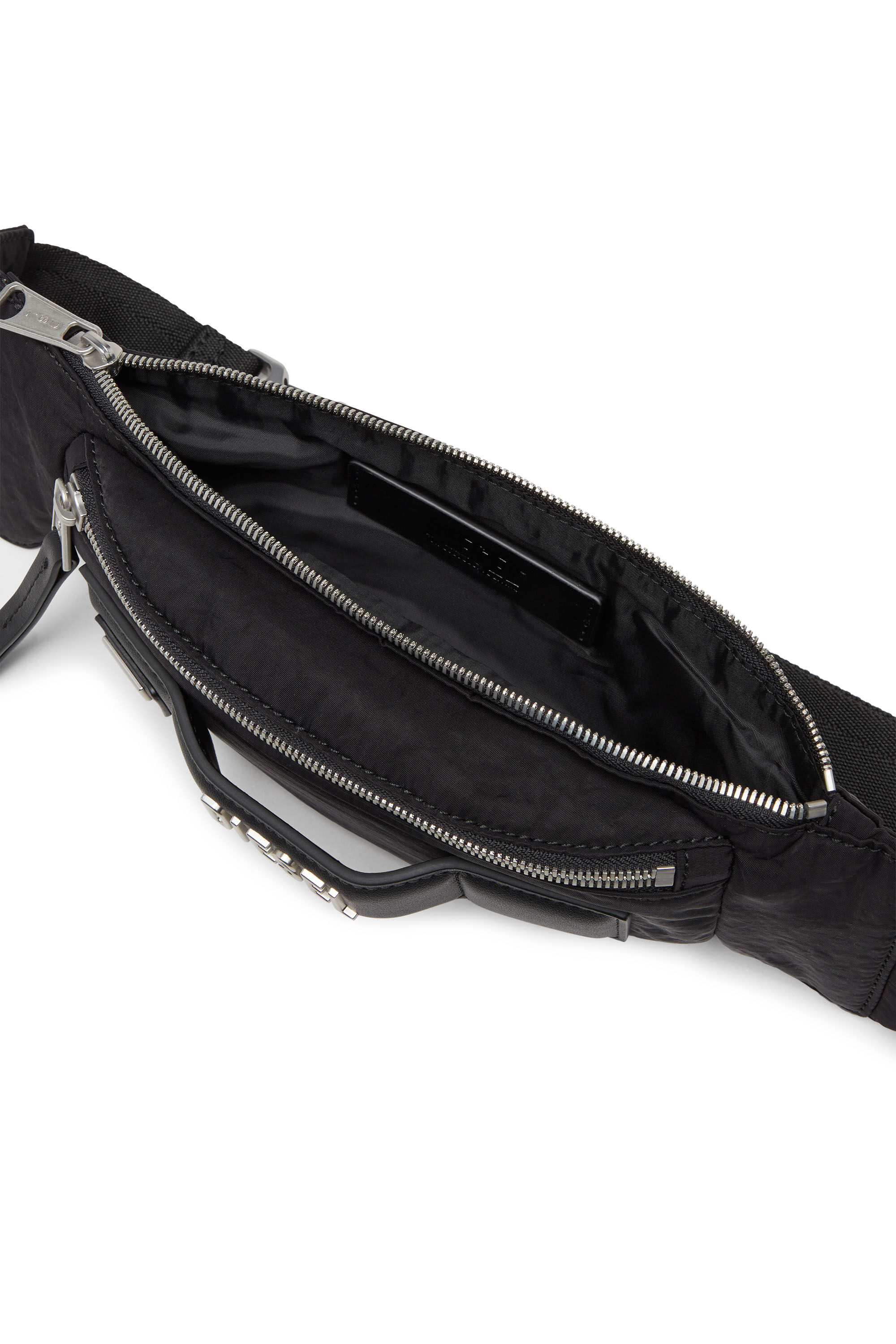 Damen Logos Belt Bag Gurteltasche Schwarz Diesel