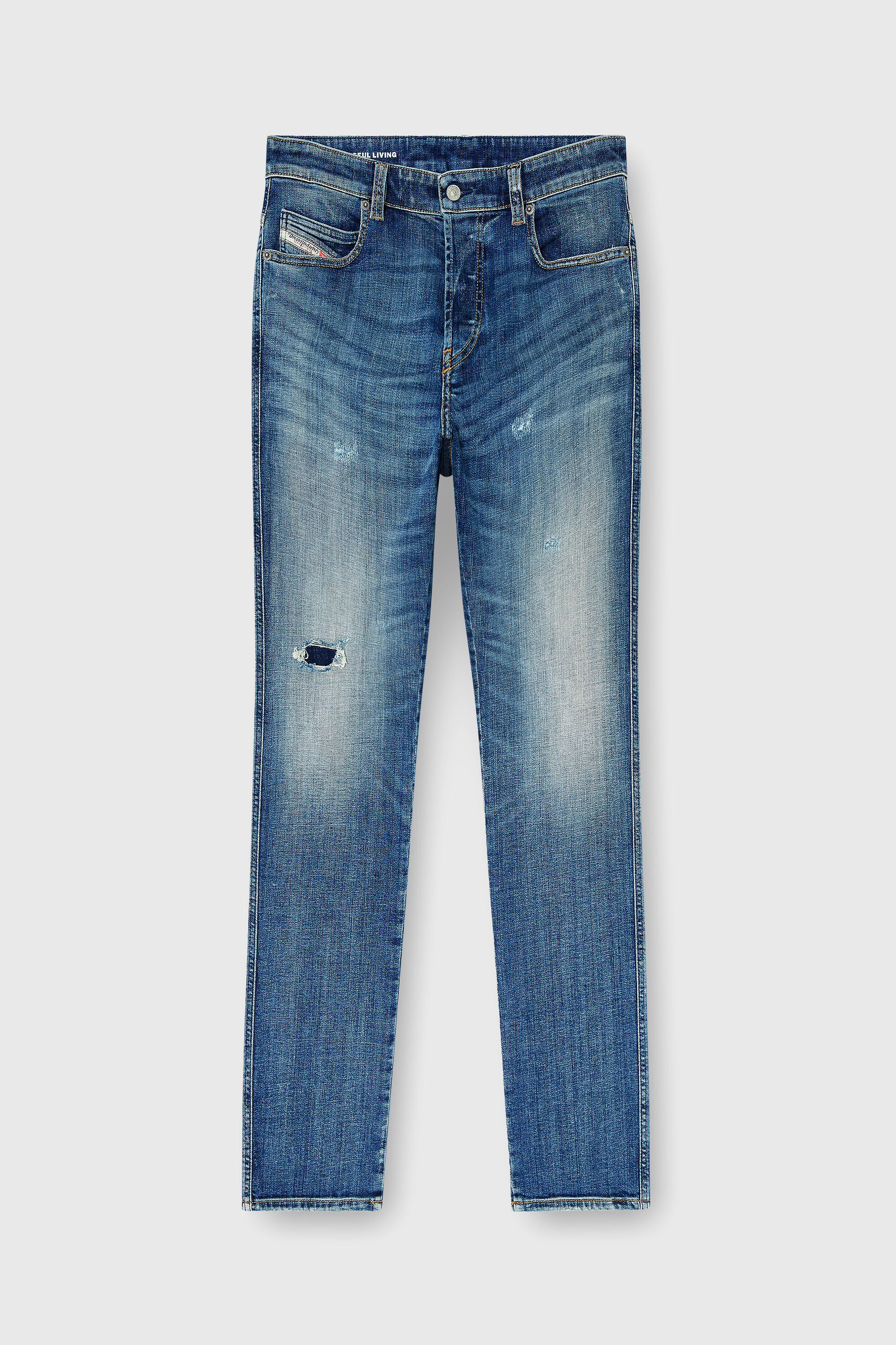 Diesel - Herren Slim Jeans 1993 D-Vyl 09P44, Mittelblau - 6