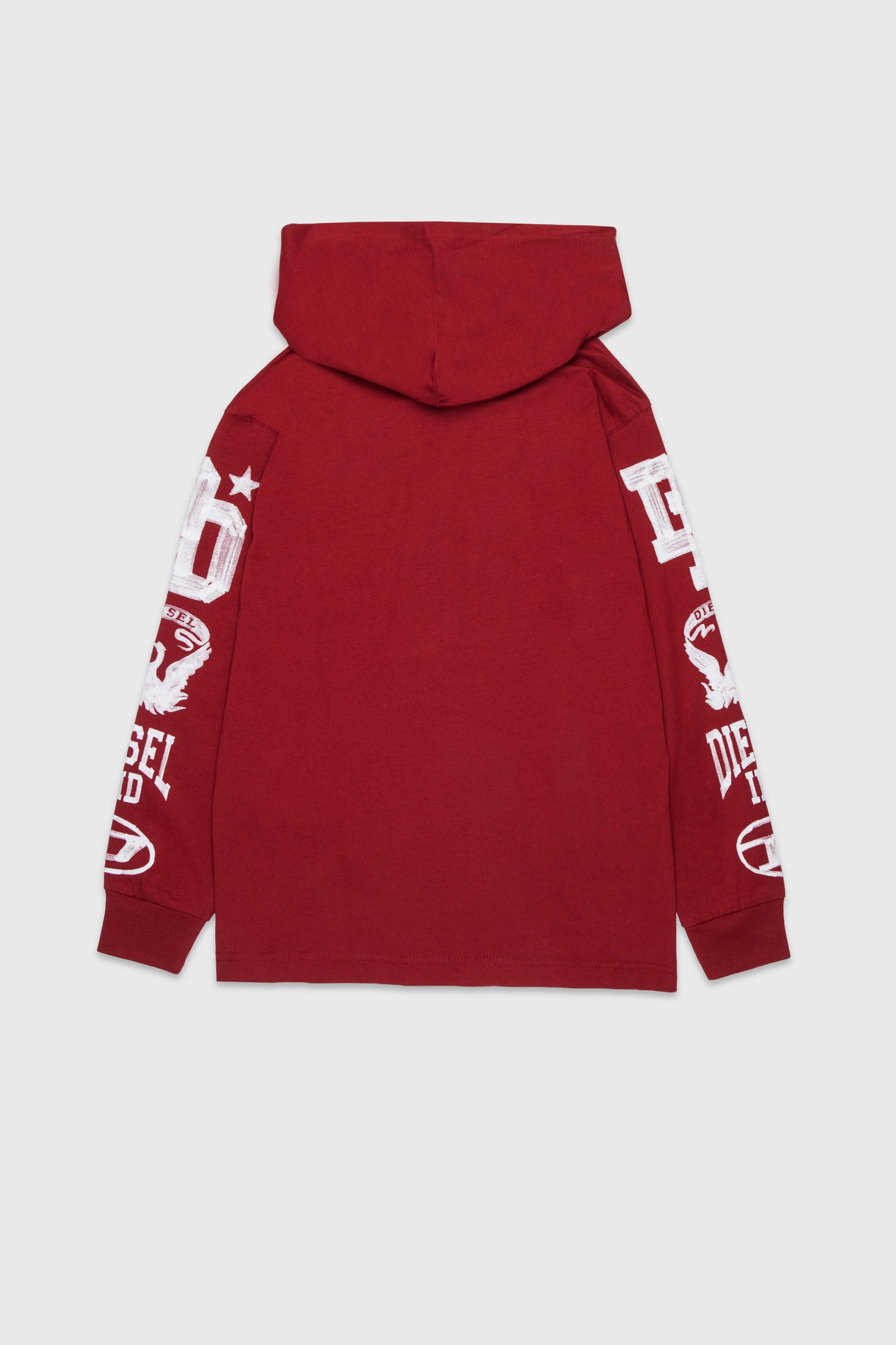 Diesel - TBUNDY OVER, Herren Langarmshirt mit Kapuze und varsity-Grafik in null - 2