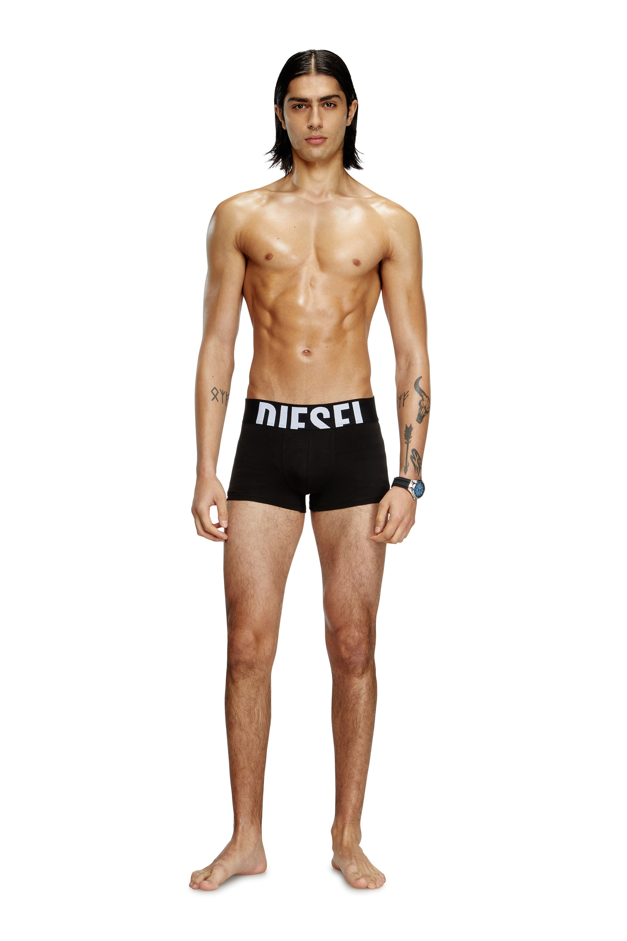 Diesel - UMBX-DAMIENTHREEPACK-5.5EL, Herren Retropants im Dreierpack aus Baumwollstretch in Schwarz - 1