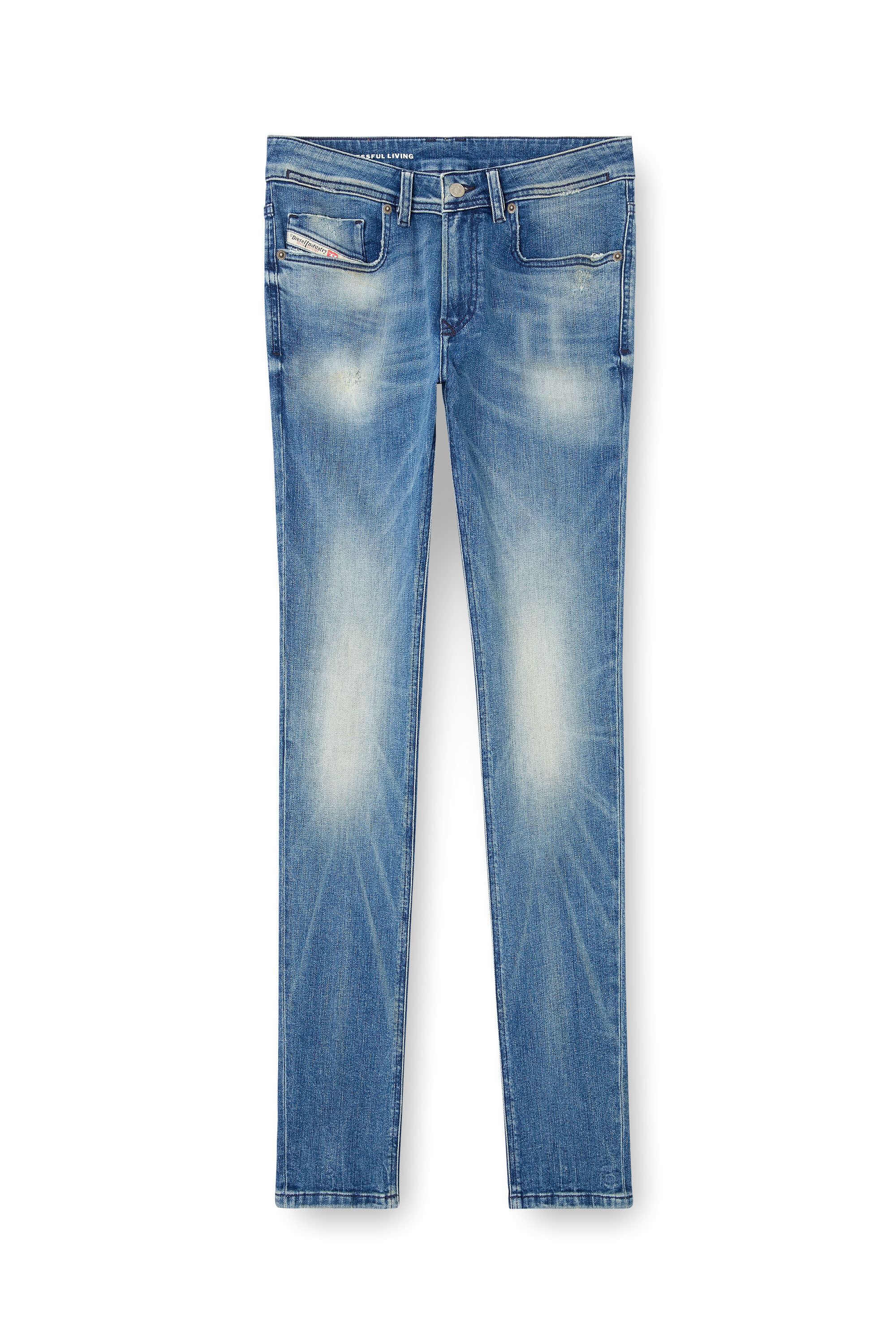 Diesel - Herren Skinny Jeans 1979 Sleenker 0DBDR, Mittelblau - 2