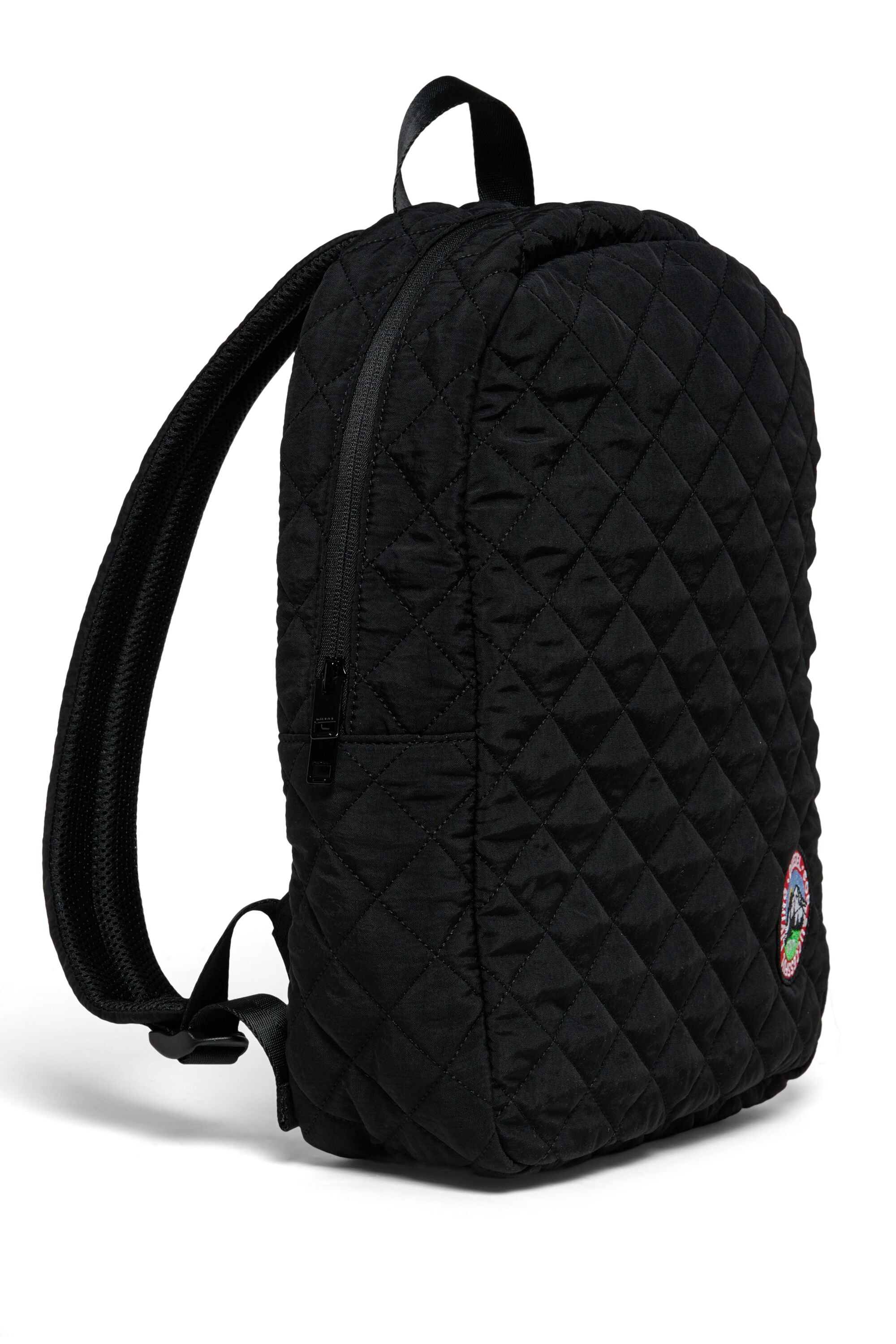Diesel - WMENT, Unisex WMENT - Rucksack aus gestepptem Nylon in Schwarz - 3