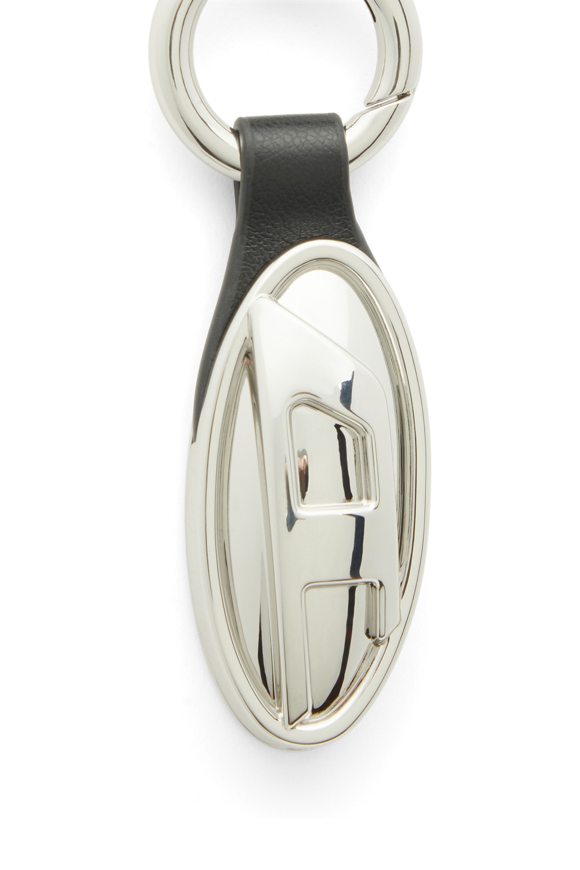 Diesel - GRAB-D 2.0 CHARM, Damen Metallschl&uuml;sselanh&auml;nger mit ovaler Plakette in null - 3