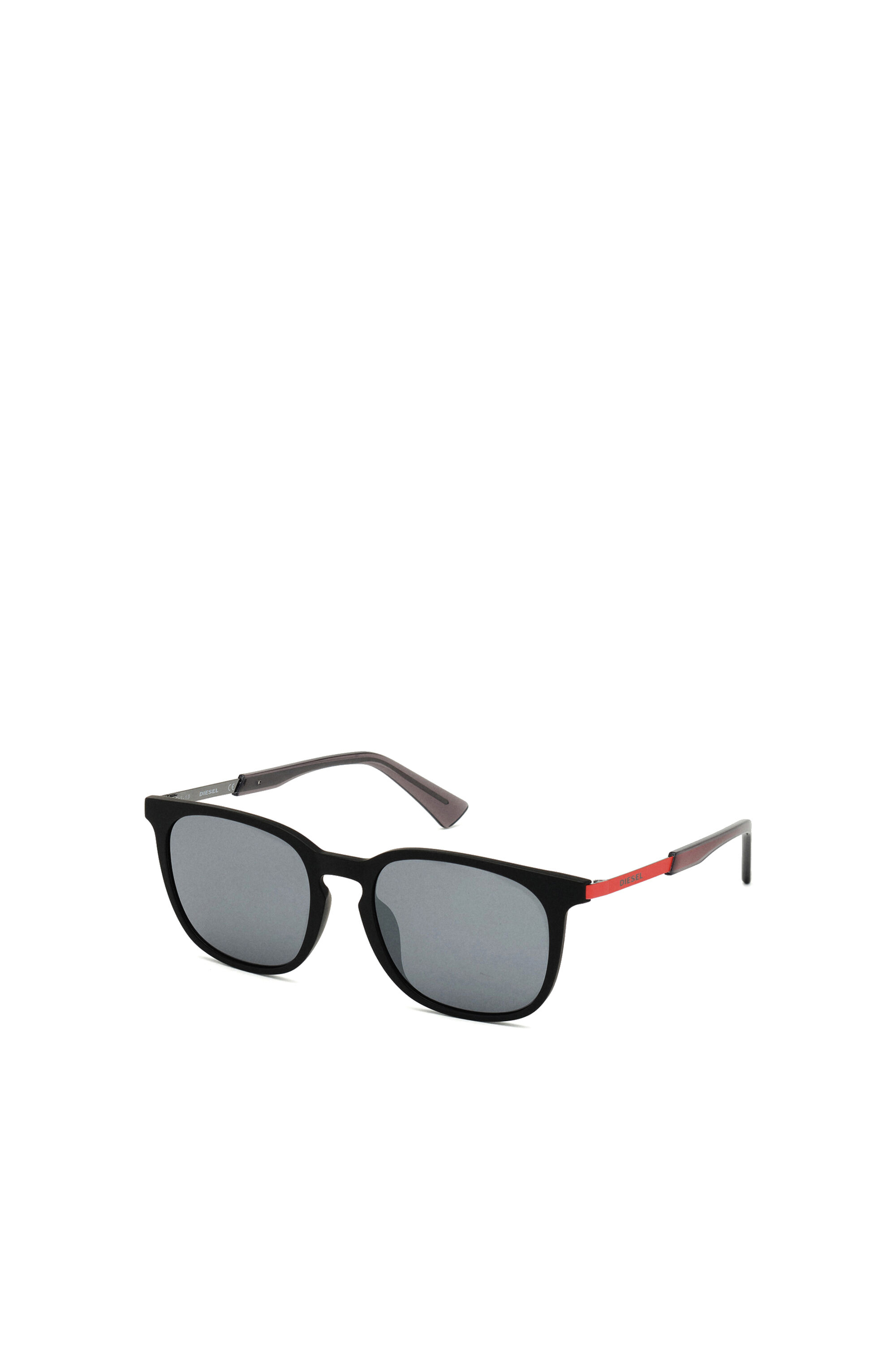 Diesel - DL0311, Unisex Injizierte Unisex-Sonnenbrille in Schwarz - 2