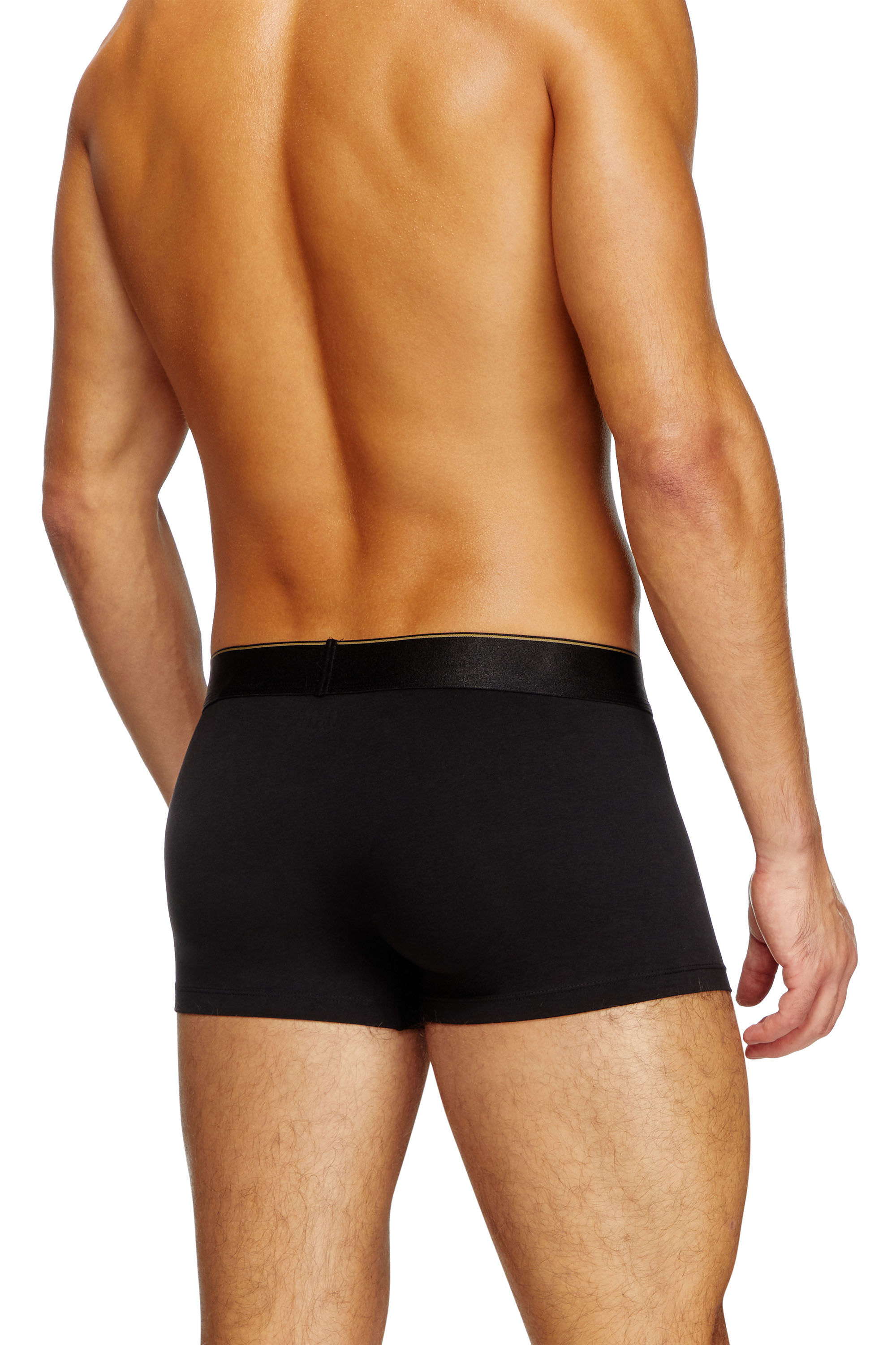 Diesel - DAMIEN-GFT-3PACK, Herren Metallic-Retropants im Dreierpack in Schwarz/Gold - 4