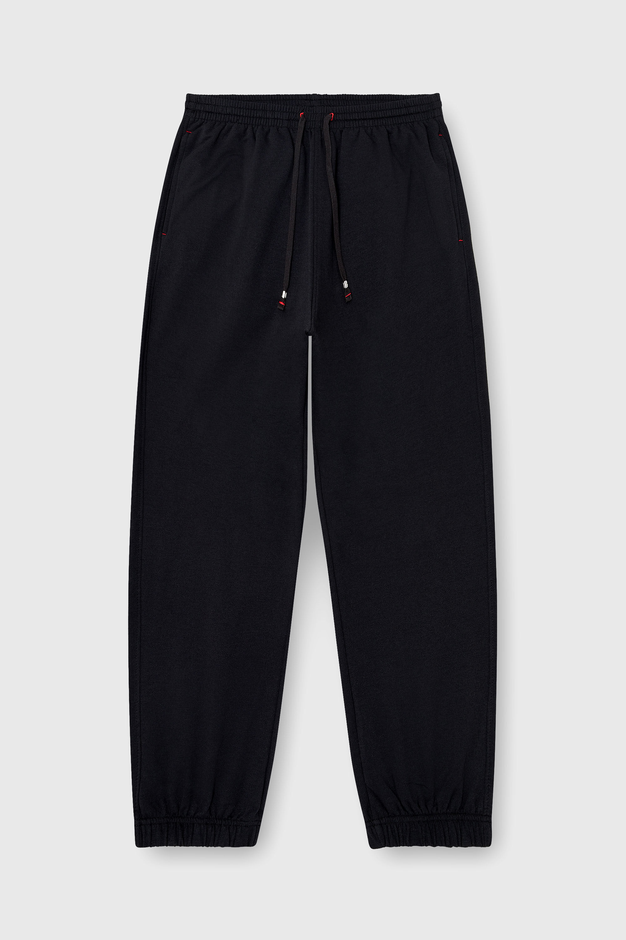 Diesel - LENNY-D-CORE, Herren Sweathose aus aufgerauter Baumwollmischung in Schwarz - 4