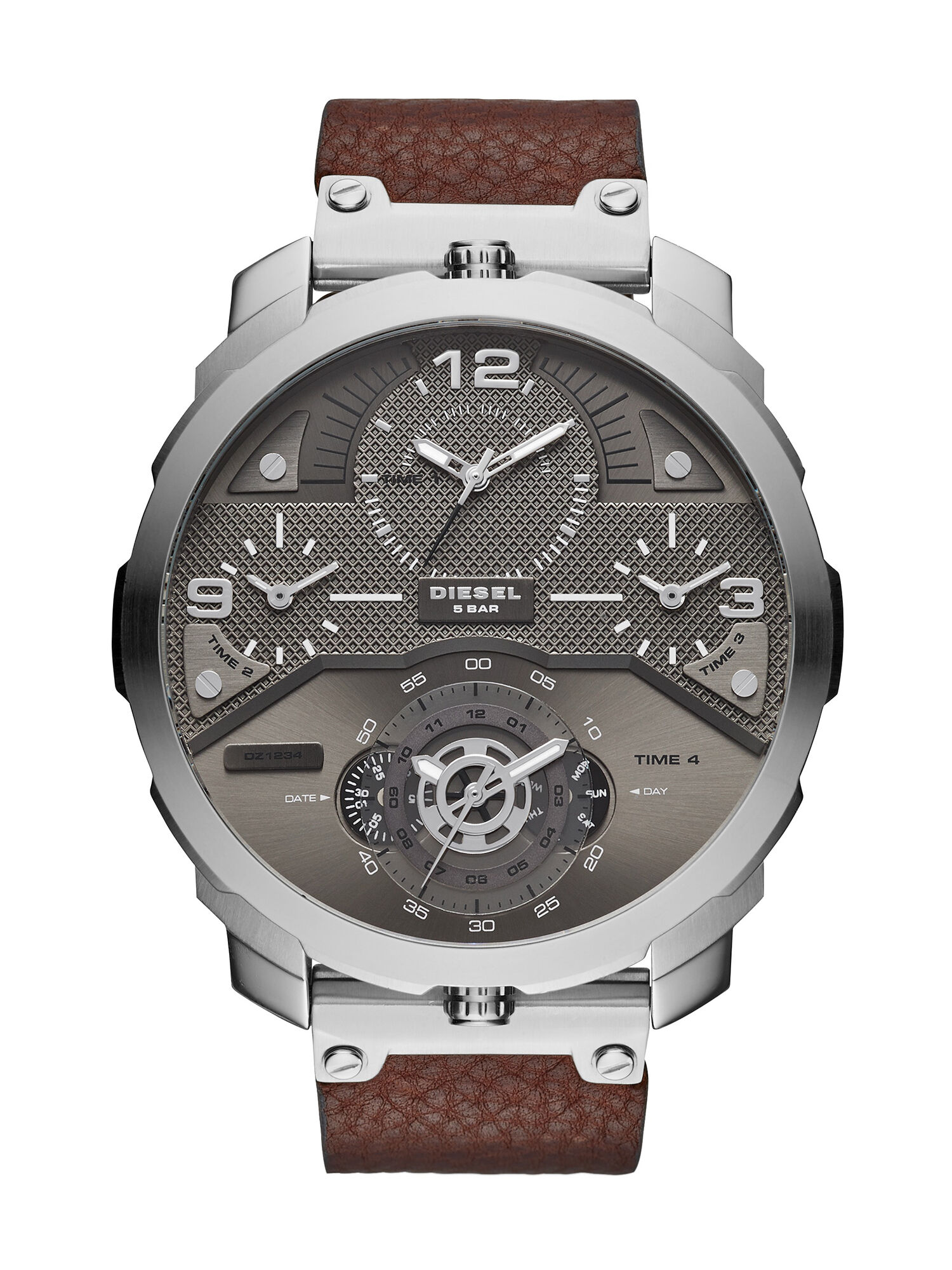 Diesel - DZ7360, Herren Quartz Analog Uhr in Dunkelbraun - 1