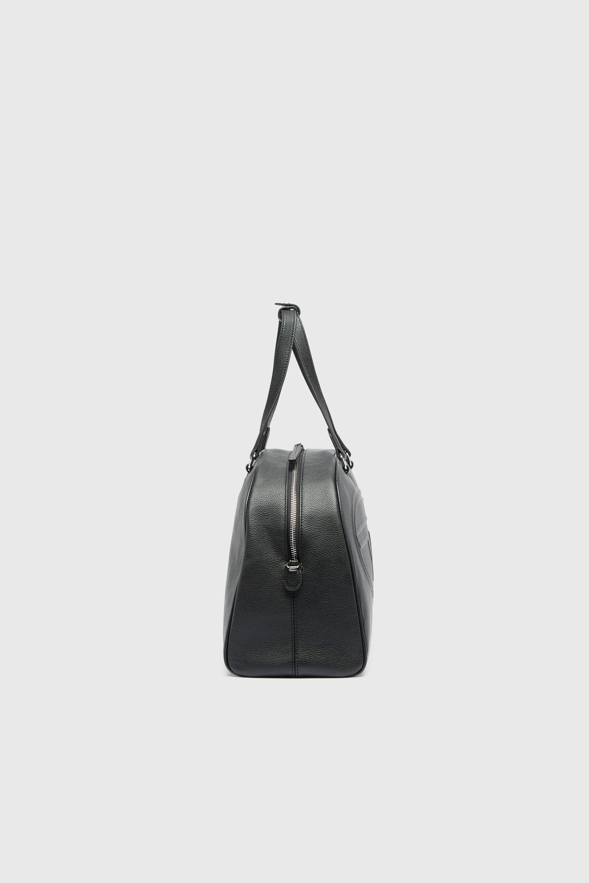 Diesel - 1DR DOME DUFFLE, Unisex 1DR Dome - Ledertasche mit Oval D Logo in Schwarz - 4