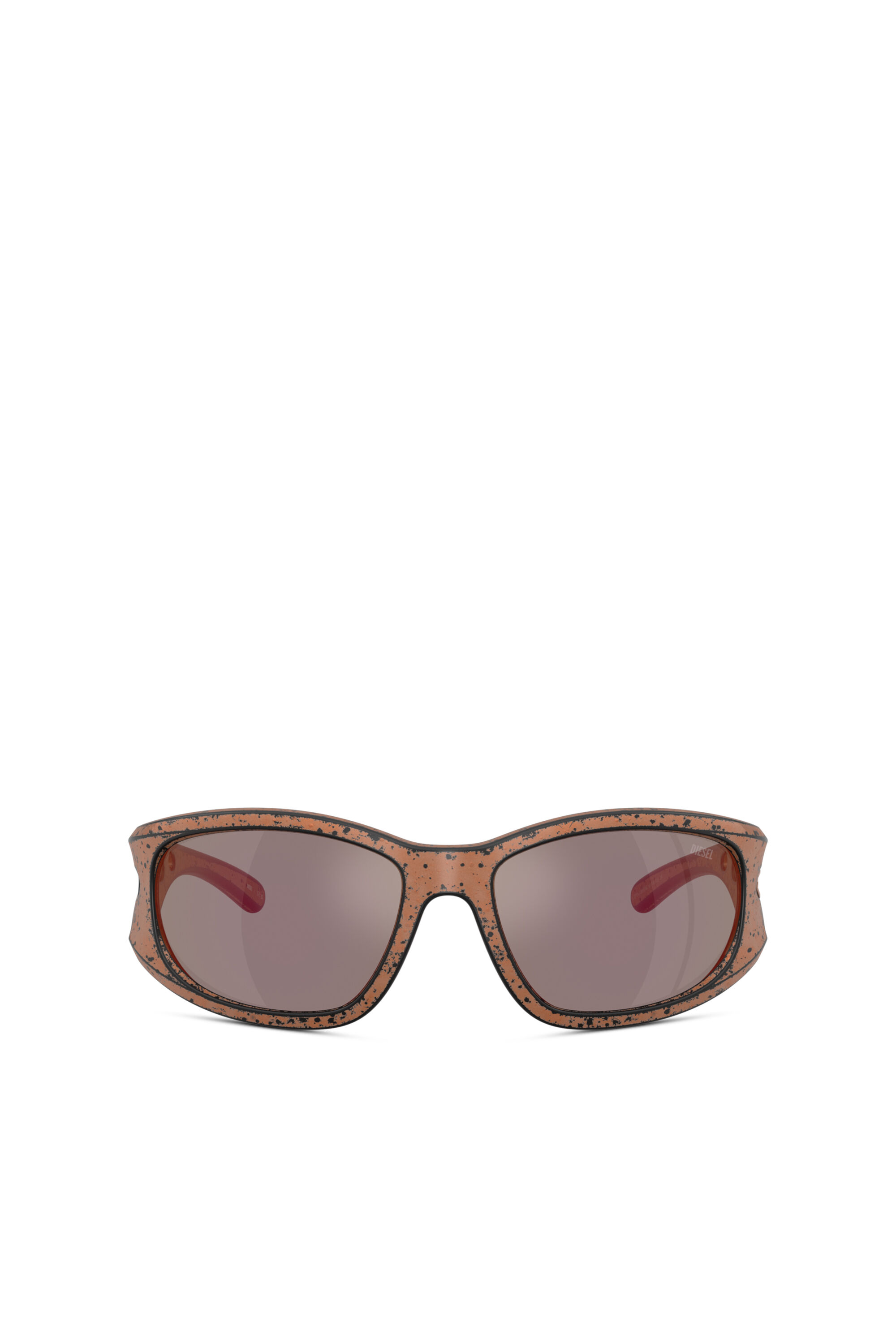 Diesel - 0DL3012U, Unisex Rechteckige Sonnenbrillen in Braun - 1