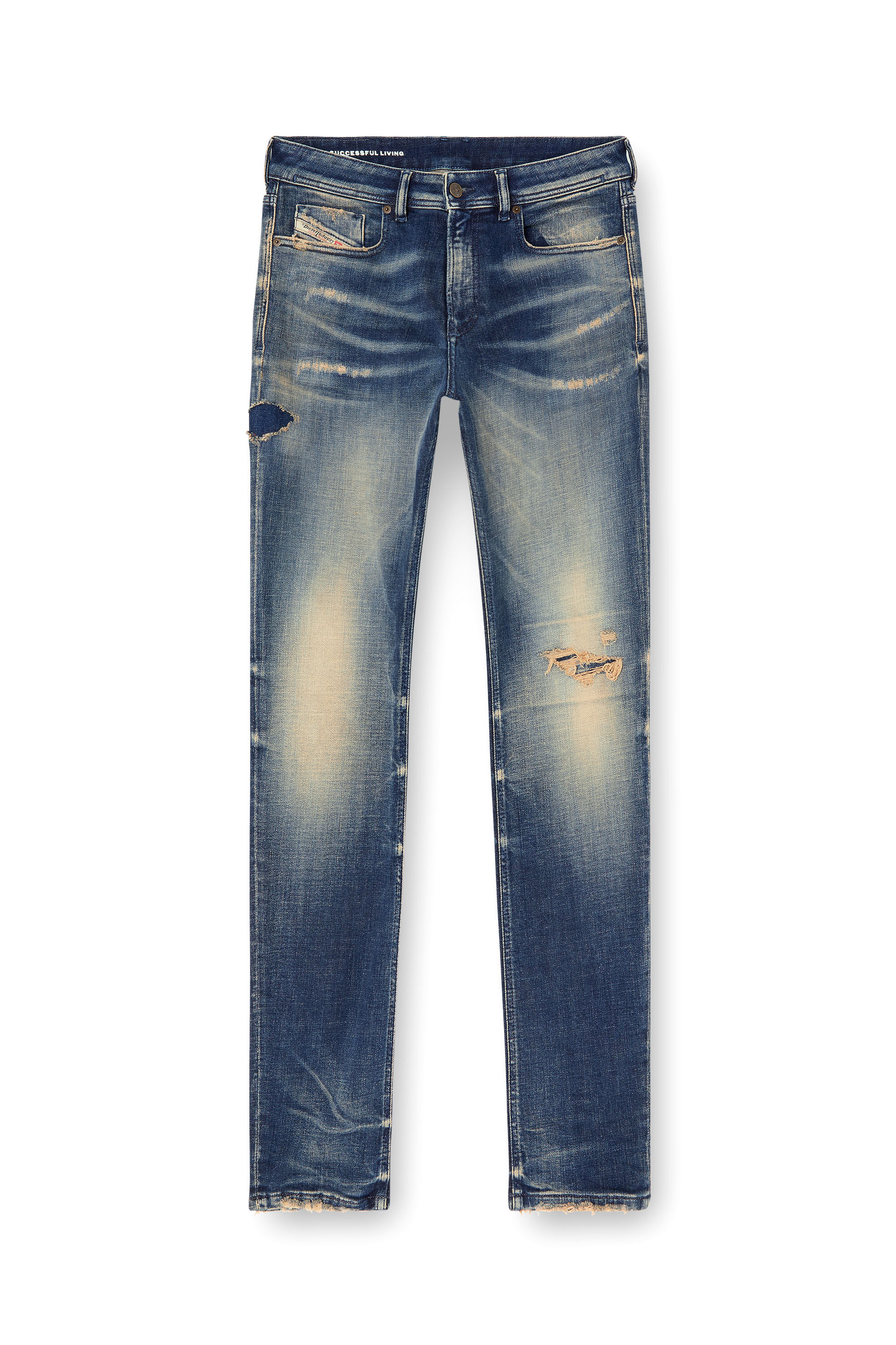Diesel - Herren Skinny Jeans 1979 Sleenker 09K74, Dunkelblau - 2