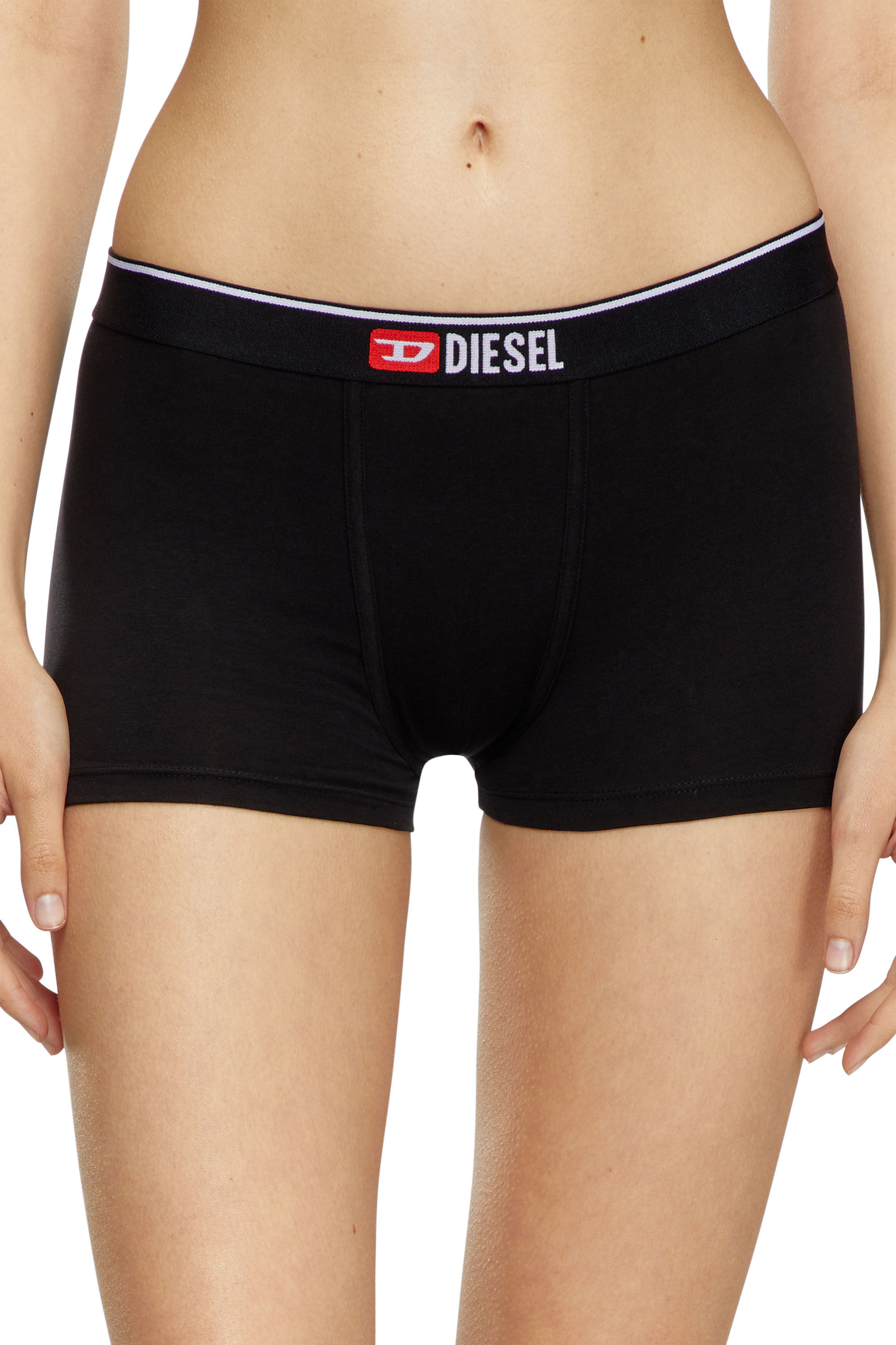 Diesel - UFPN-MYAS-TWOPACK, Damen Einfarbige Retropants im Zweierpack in Grau/Schwarz - 3