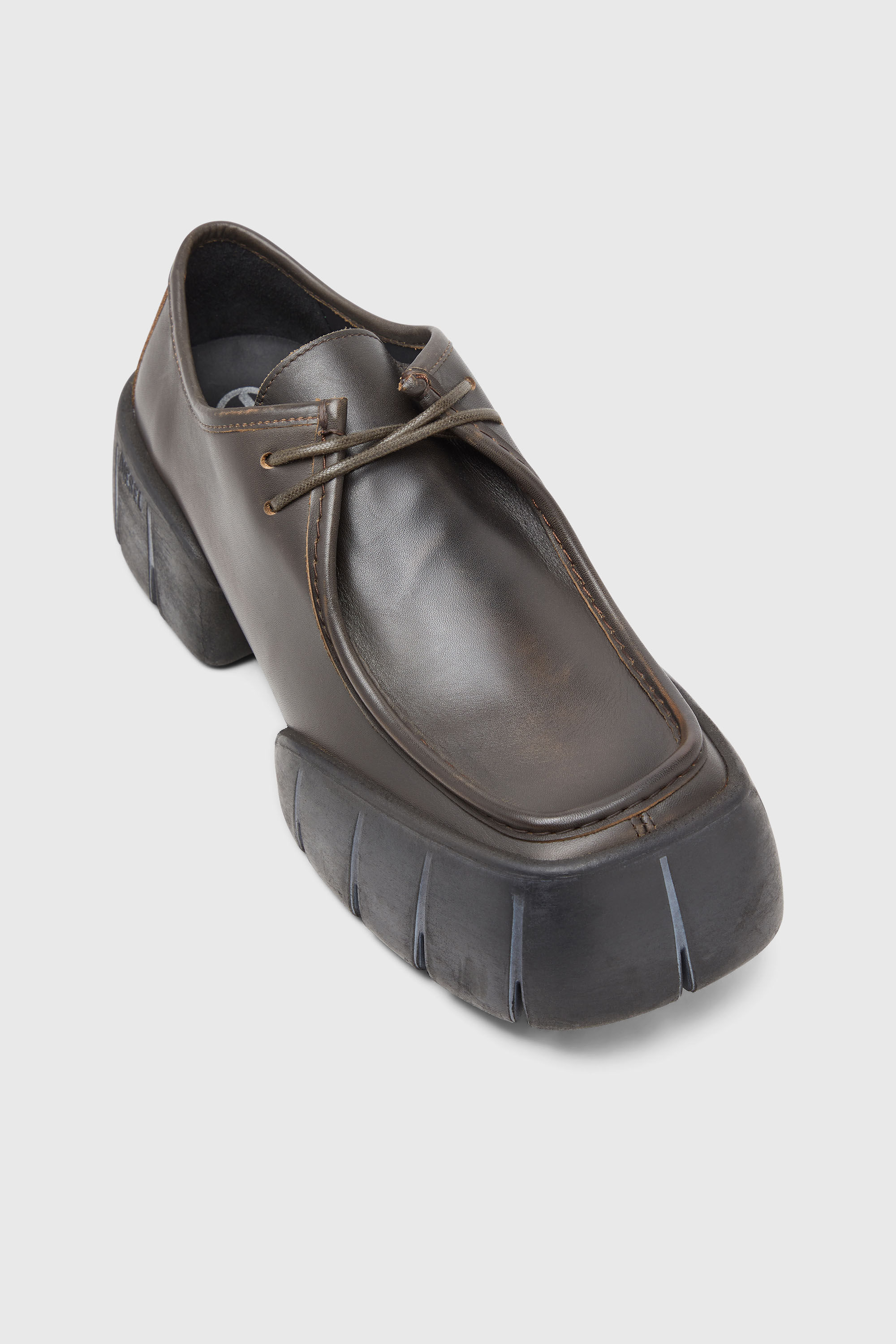Diesel - D-TEX WB, Herren D-Tex-Mokassin-Schuhe aus geb&uuml;rstetem Leder in Braun - 6