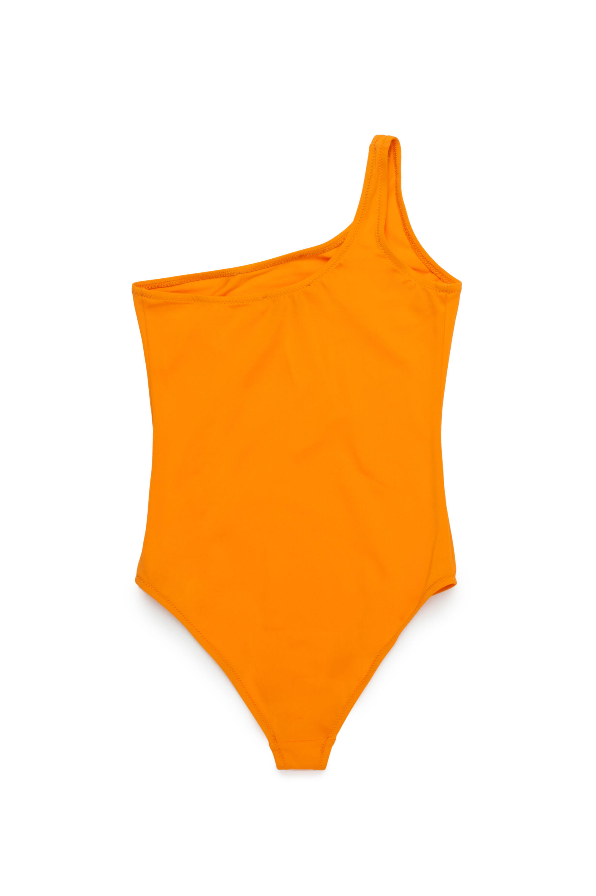 Diesel - MUNNYX, Damen Einschultriger Badeanzug mit Oval D-Logo in Orange - 2