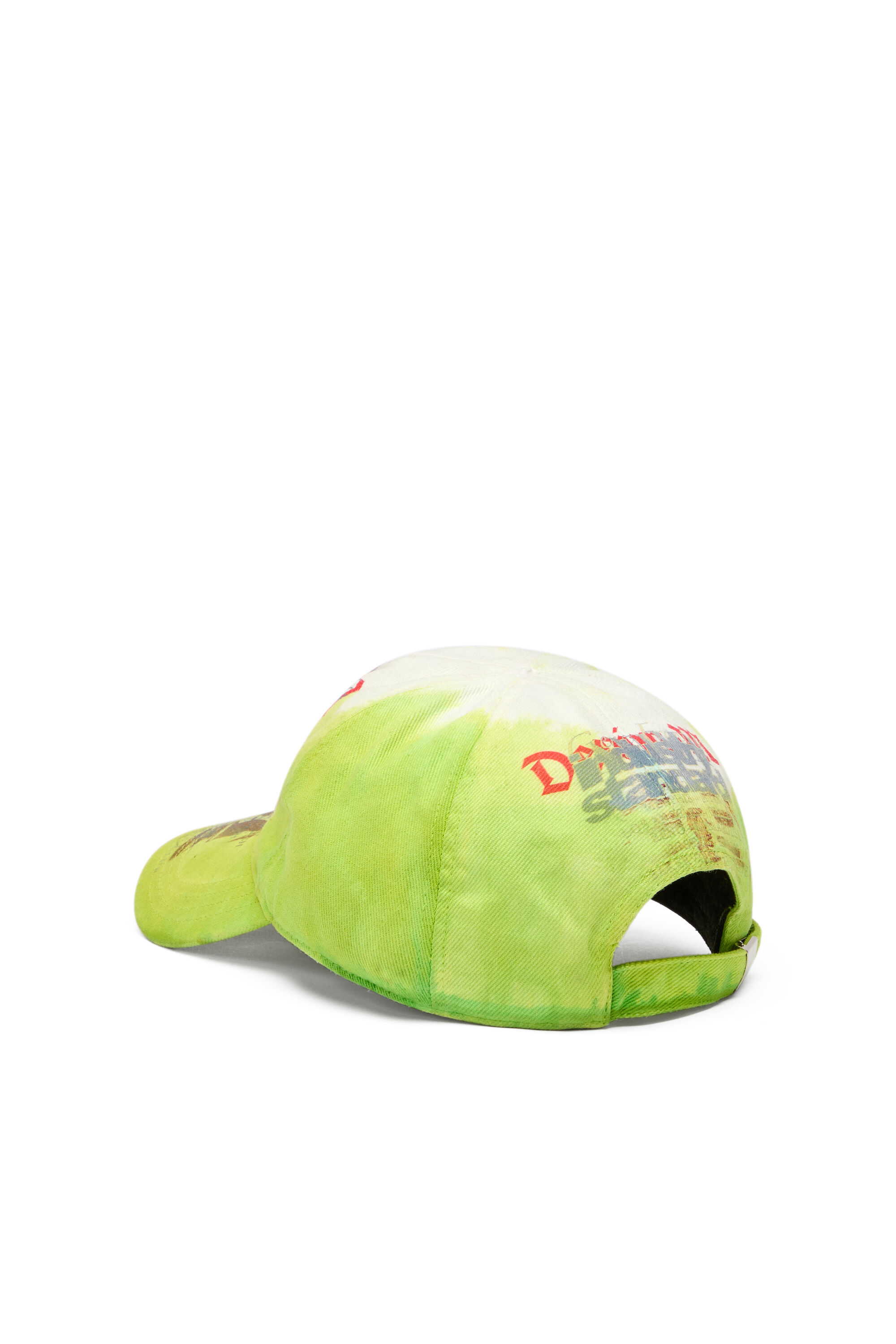 Diesel - C-HRIS, Herren Basecap mit Bandana-Prints in Neongrün - 2