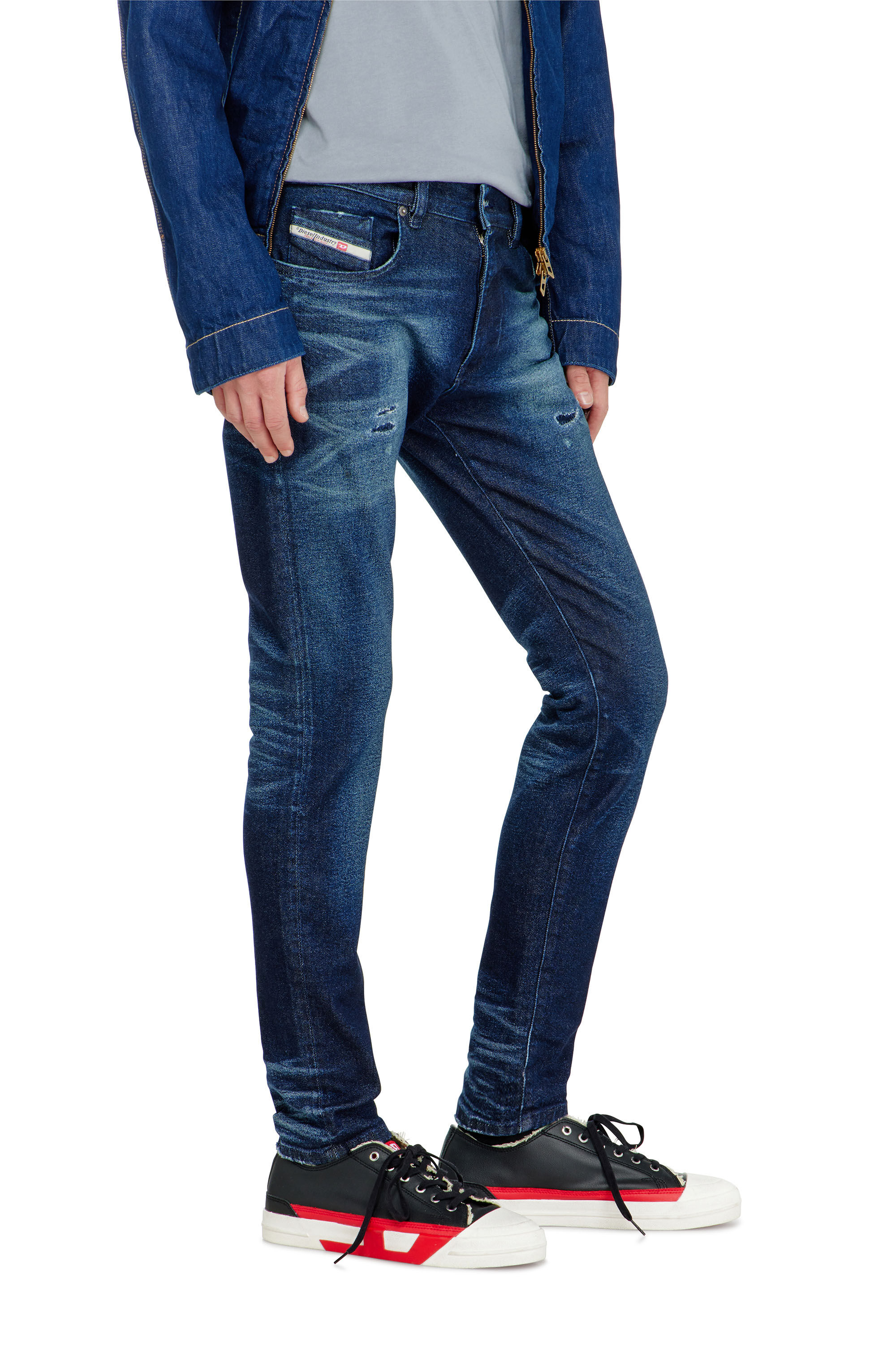 Diesel - Herren Slim Jeans 2019 D-Strukt 0KBBU, Dunkelblau - 7