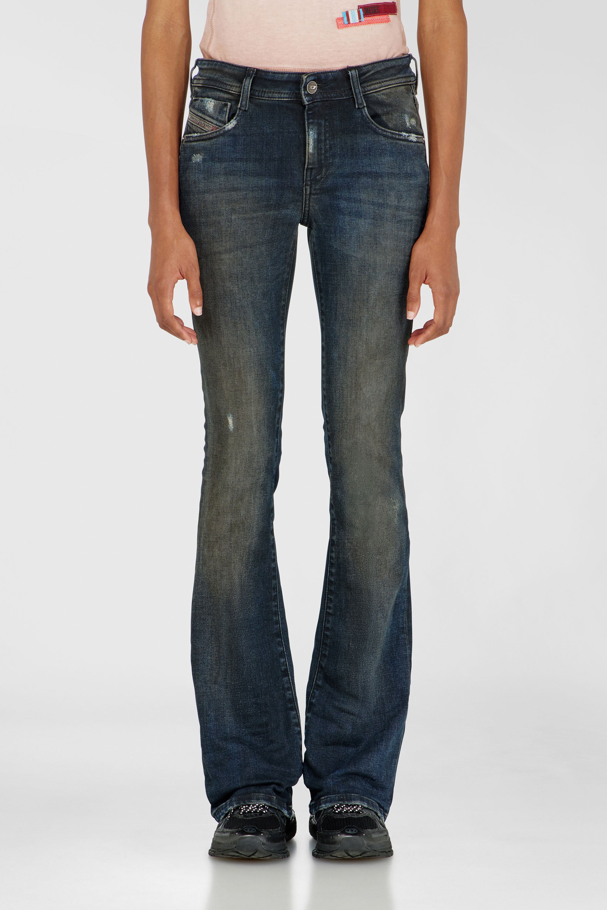 Diesel - Damen Bootcut Jeans 1969 D-Ebbey 09P69, Dunkelblau - 4