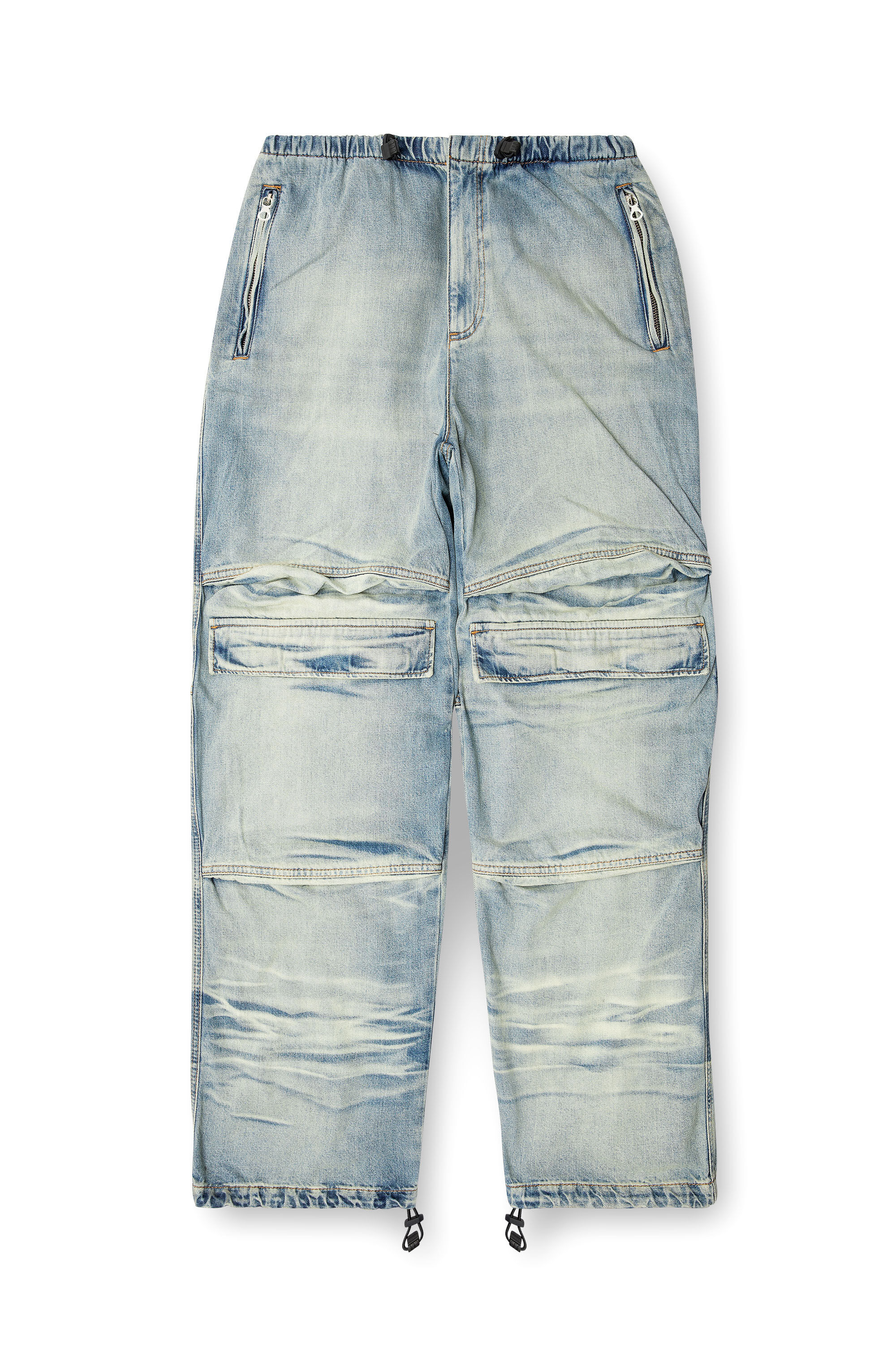 Diesel - Unisex Relaxed Jeans D-Dayetz 0ABDF, Hellblau - 2