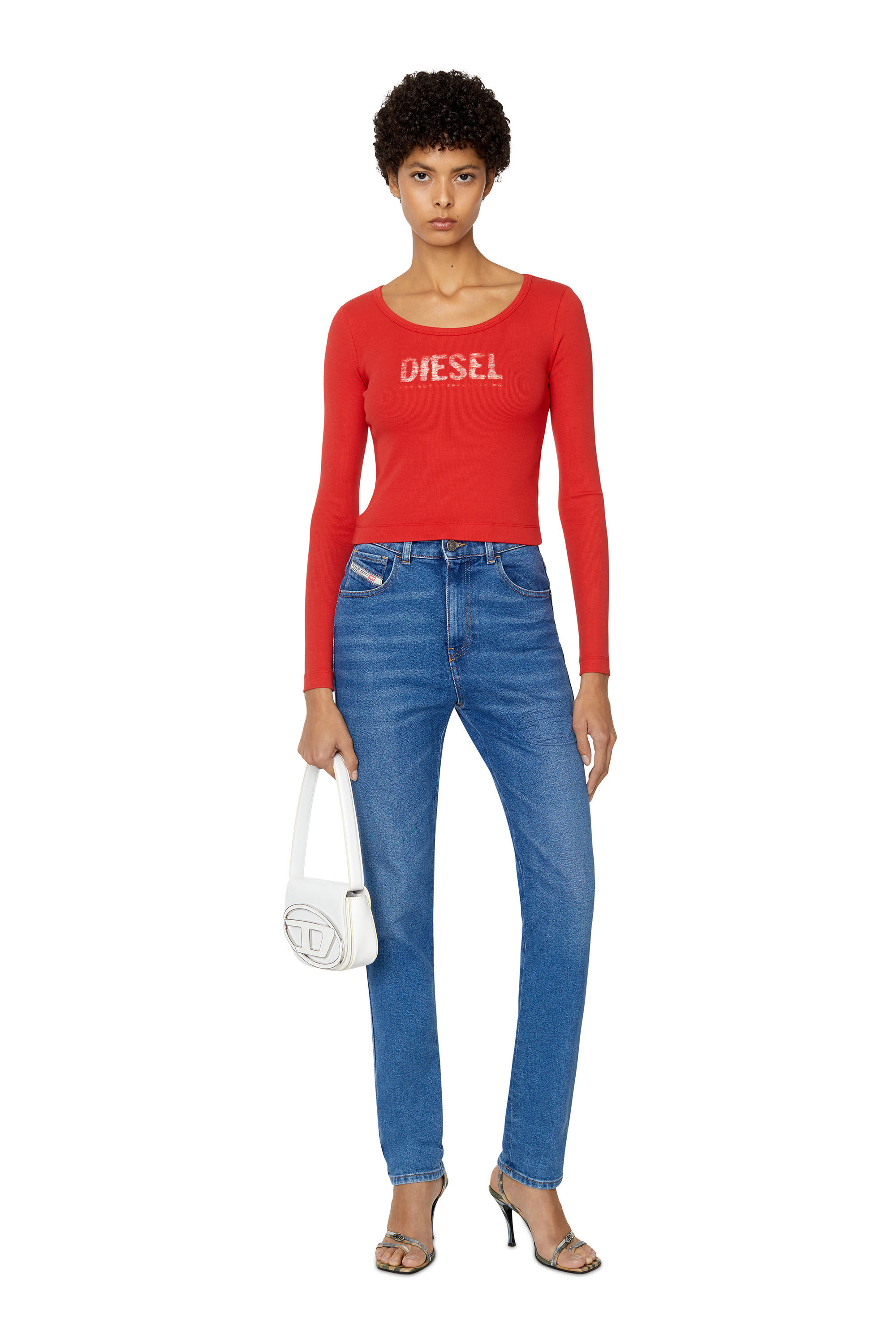 Diesel - 1994 09E34 Straight Jeans, Mittelblau - Image 1