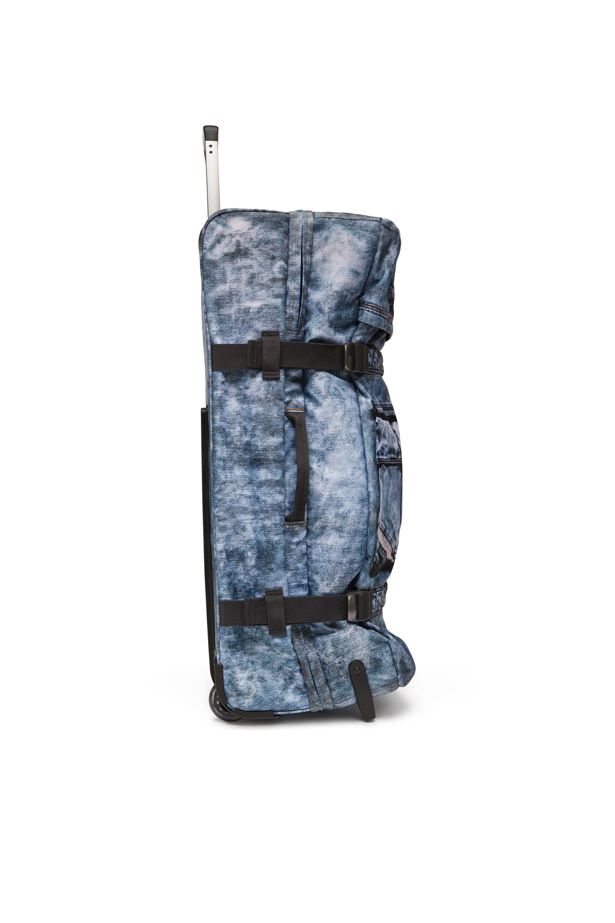 Diesel - DIESEL TRANSIT'R L, Unisex Reisewagen aus Trompe l'œil-Denim in Blau - 3