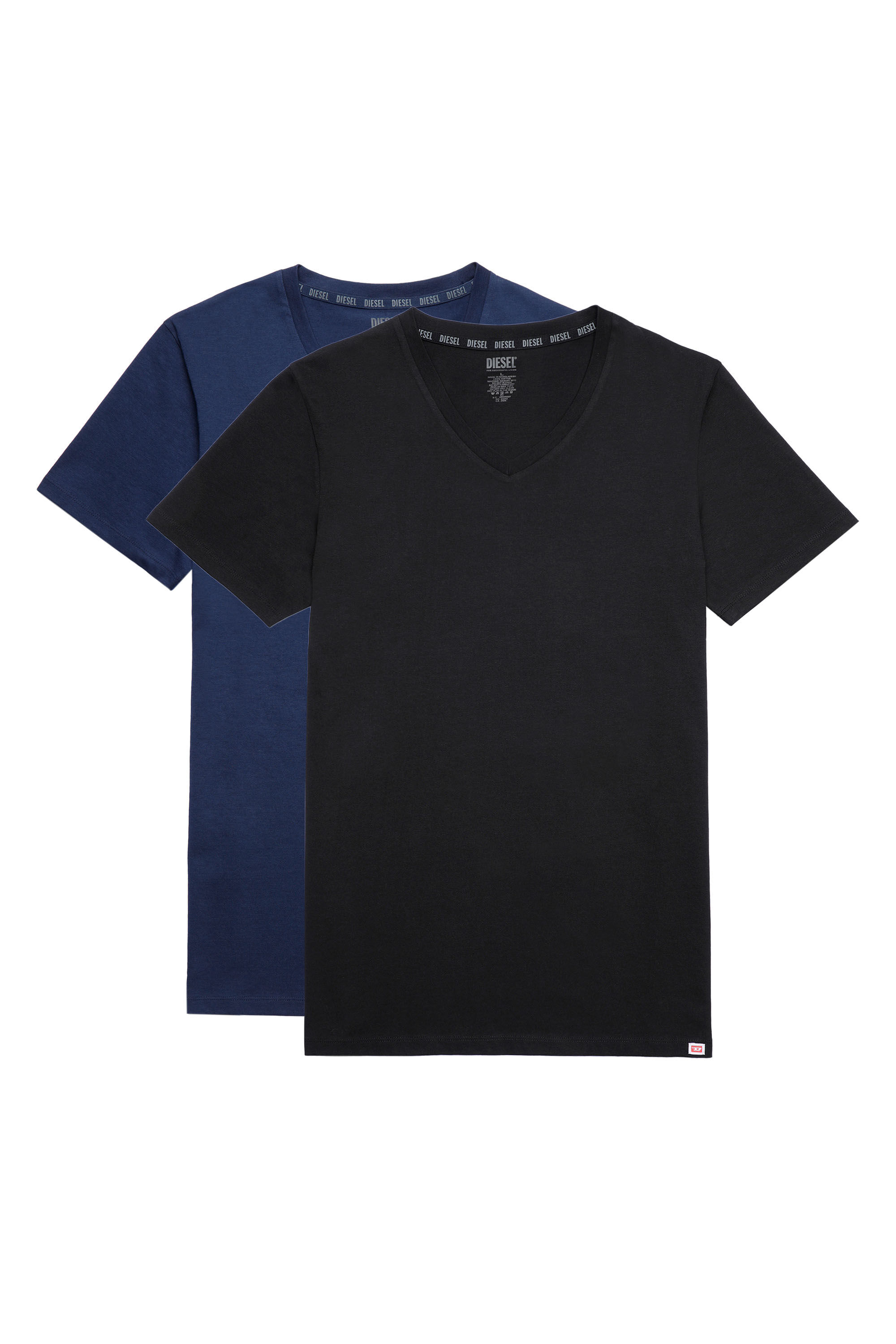Diesel - UMTEE-MICHAEL-TUBE-TWOPACK, Blau/Schwarz - Image 1