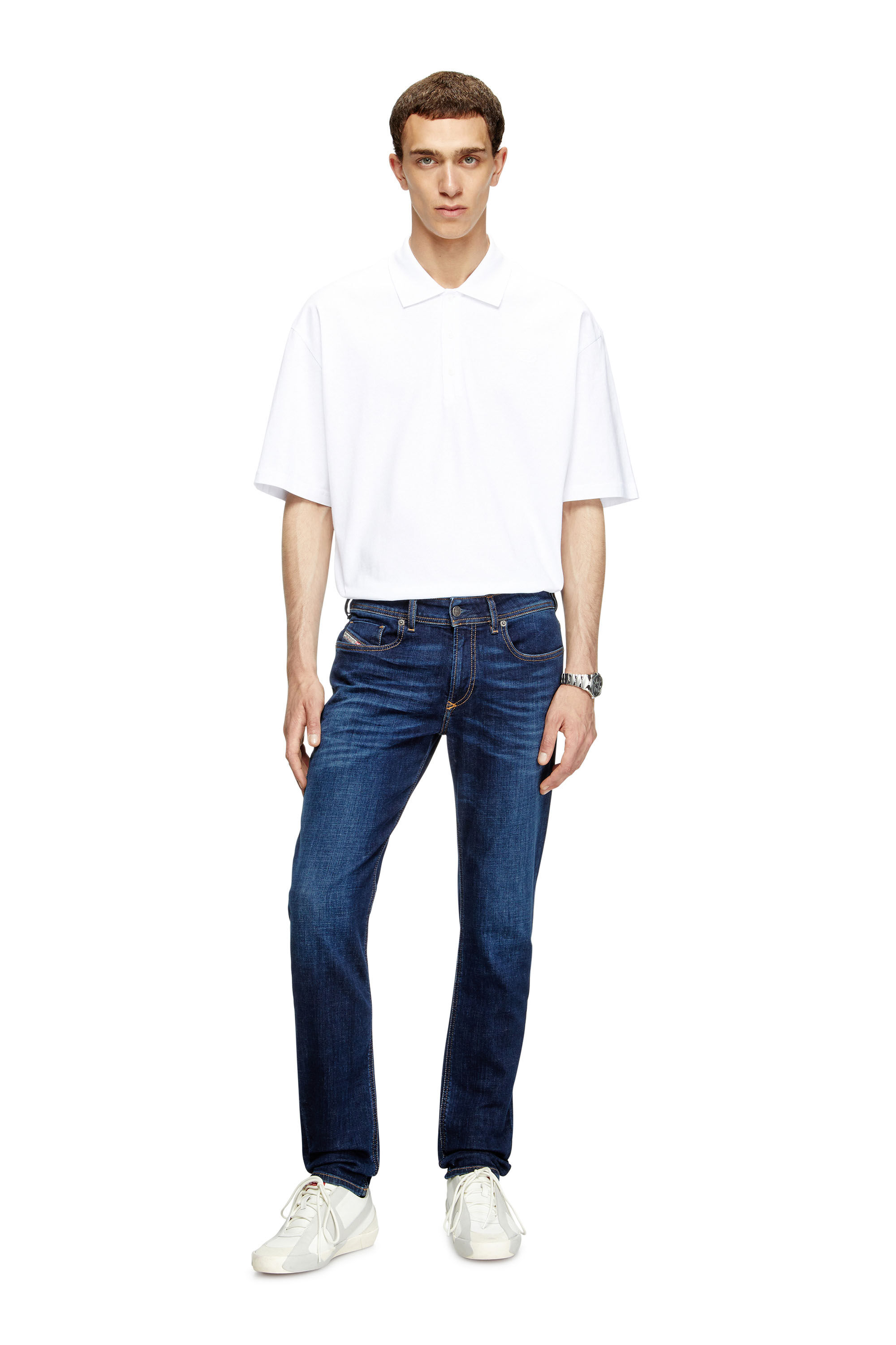Diesel - Herren Skinny Jeans 1979 Sleenker 09J17, Dunkelblau - 1