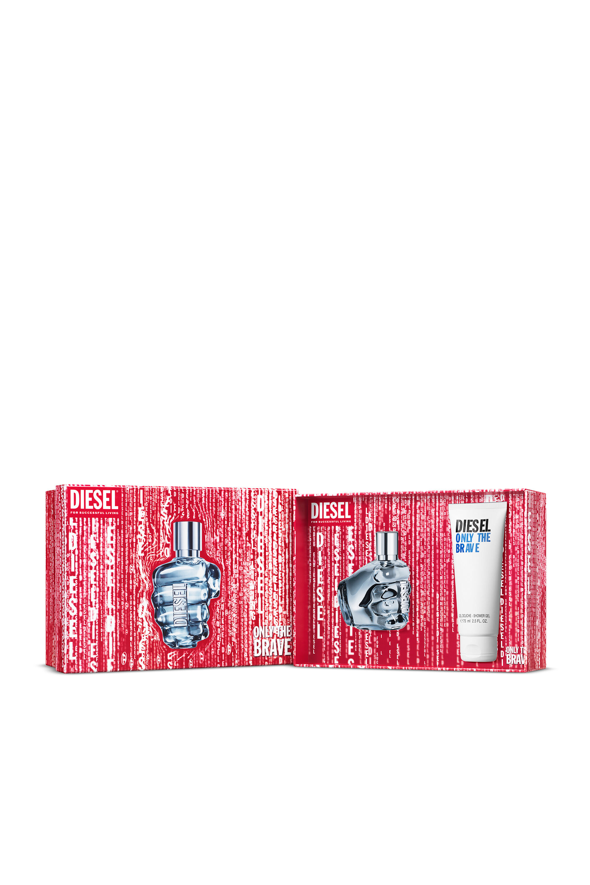 Diesel - DSL OTB EDT SETS V50+SG75 LG112400, Herren Only The Brave Giftset, Eau De Toilette in Blau - 2